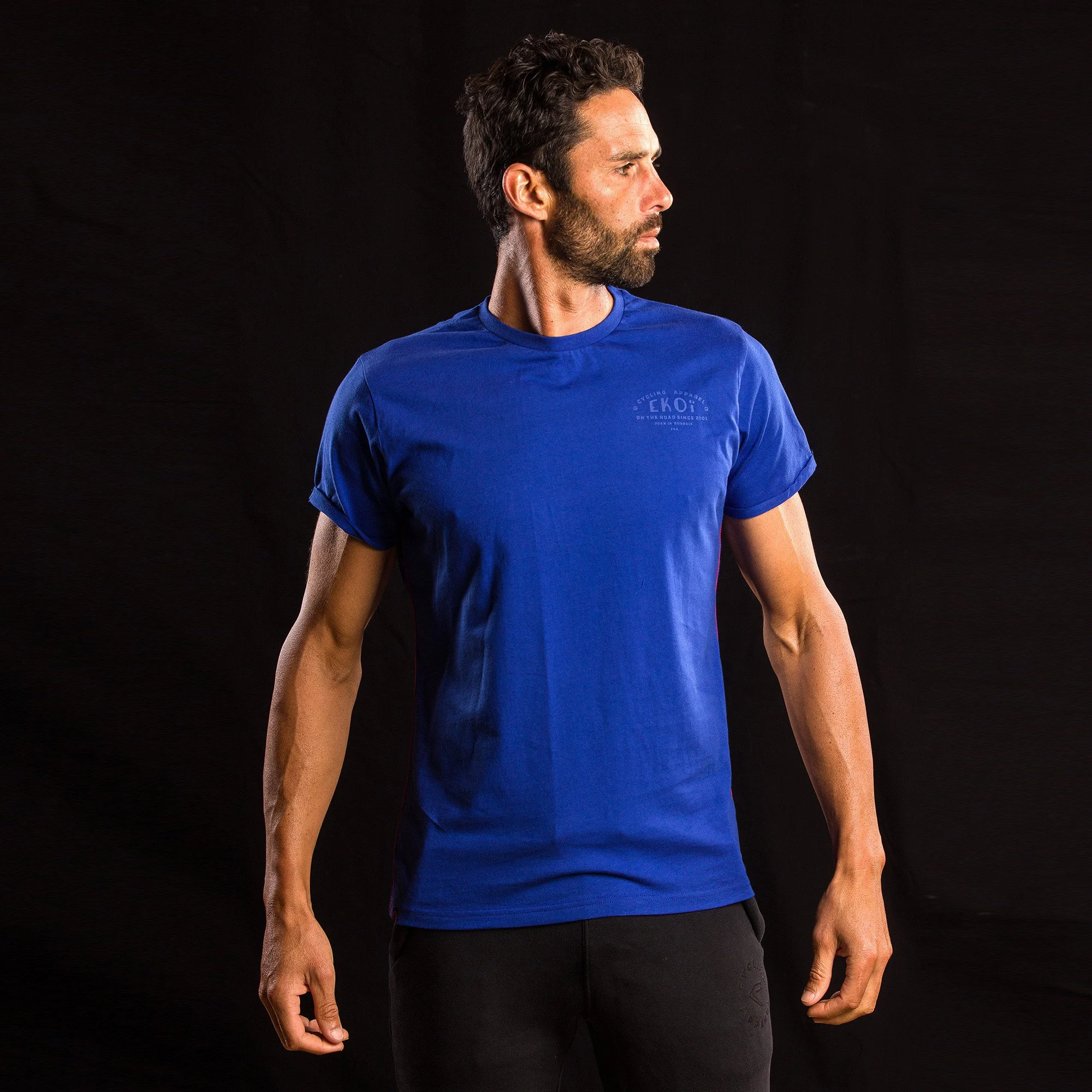 Tee-Shirt EKOI TEE SPIRIT Blue