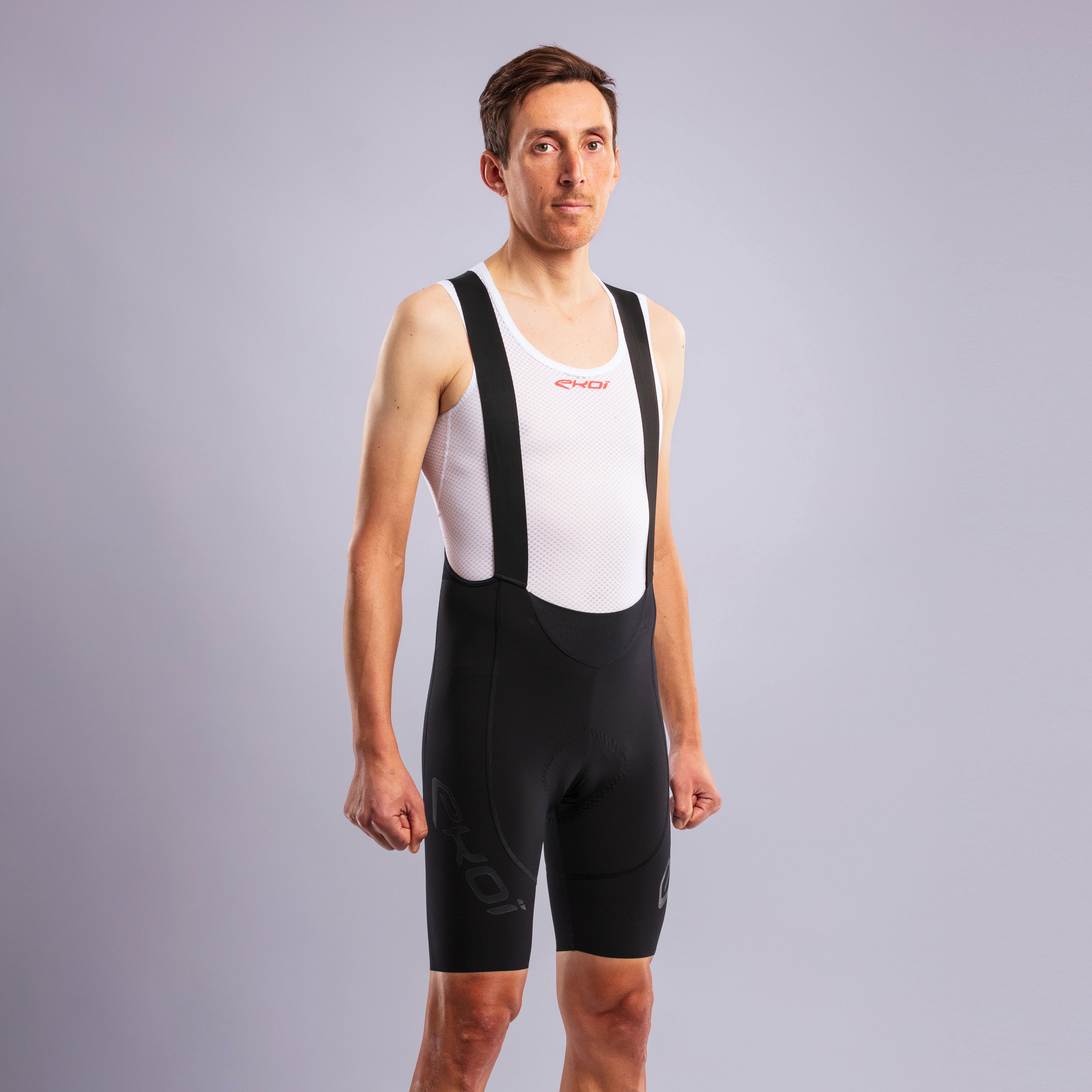EKOI ULTRALIGHT BIB SHORTS Black