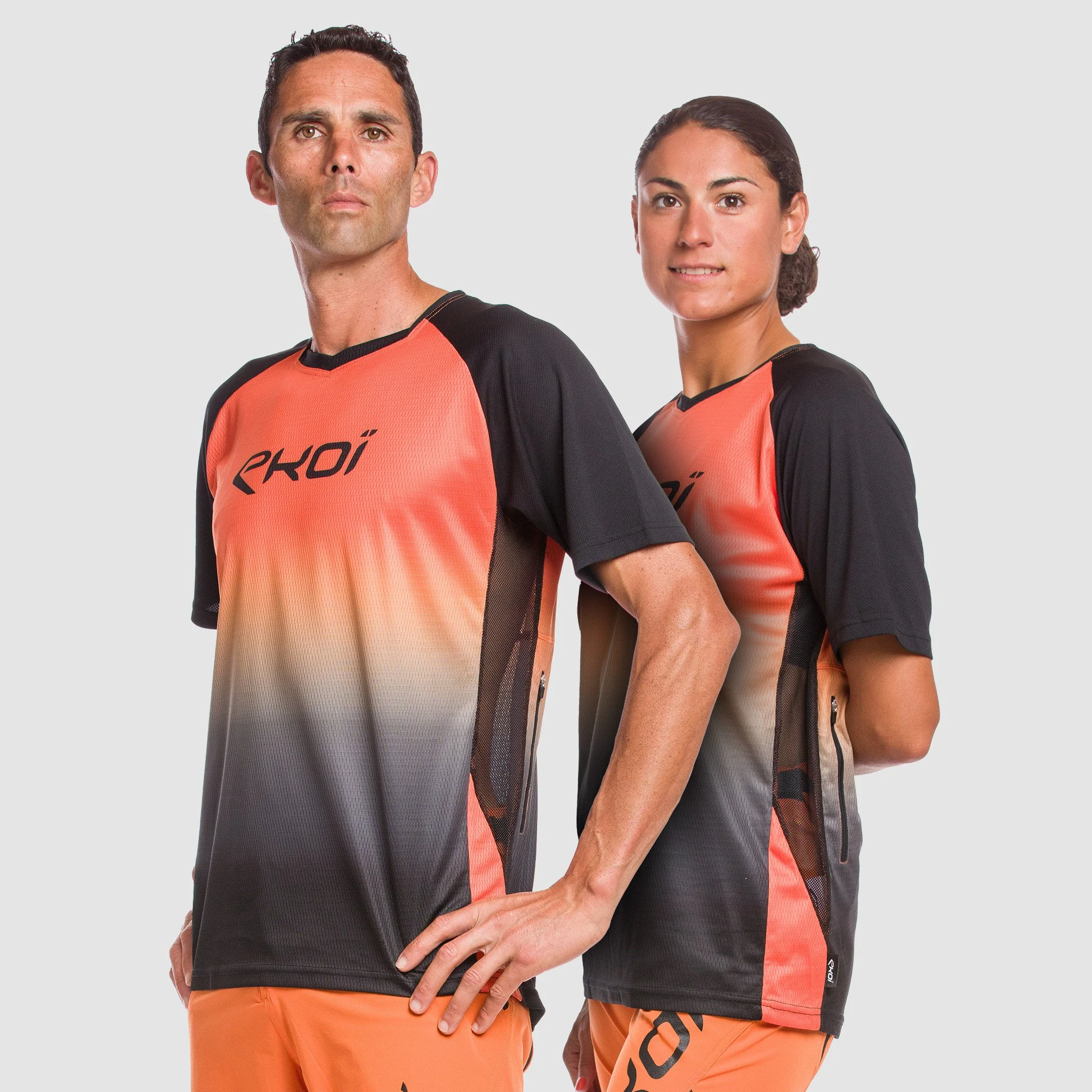 Short Sleeves Jersey EKOI MTB Orange