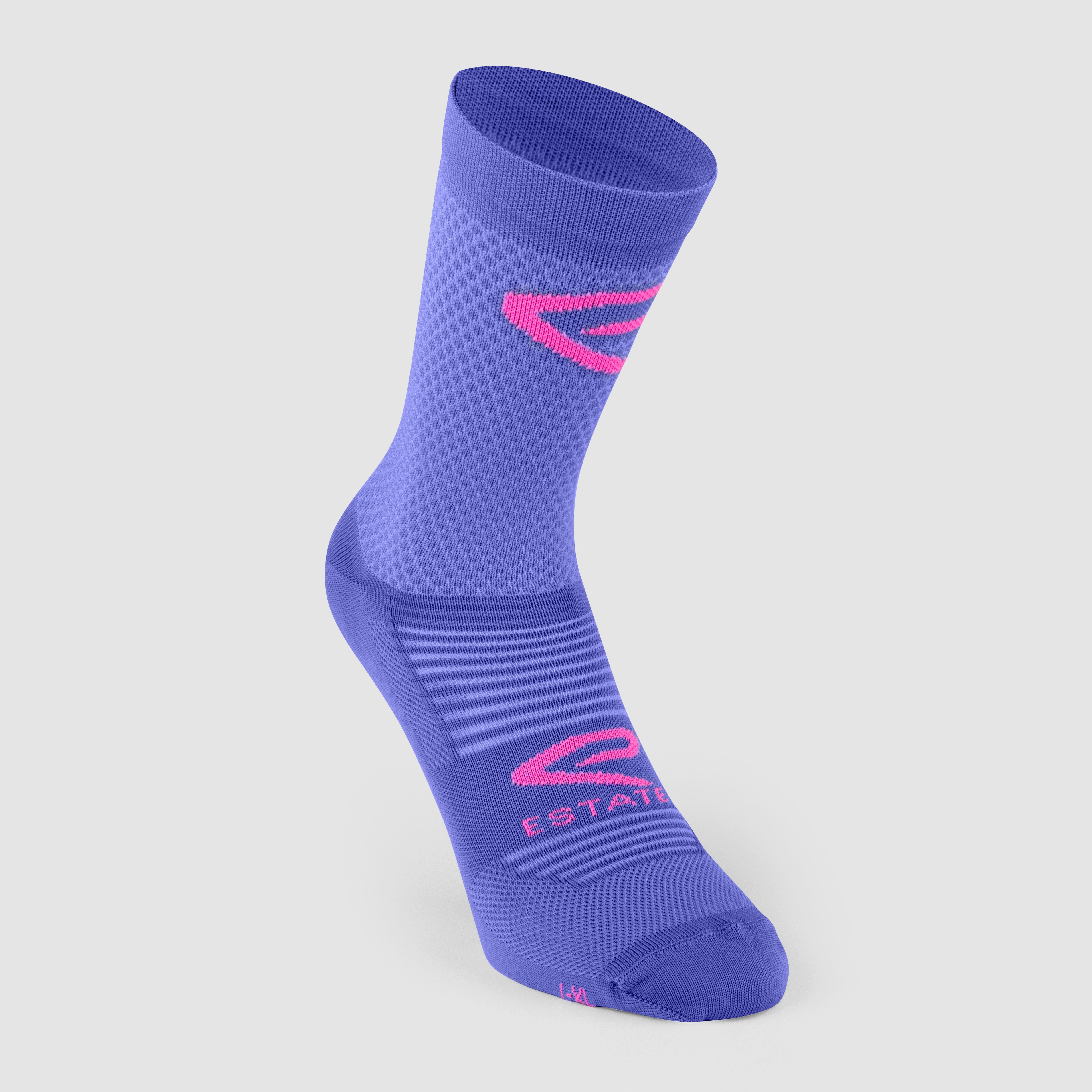 EKOI Perf ESTATE Cycling Socks LILAC Neon Pink 14 CM