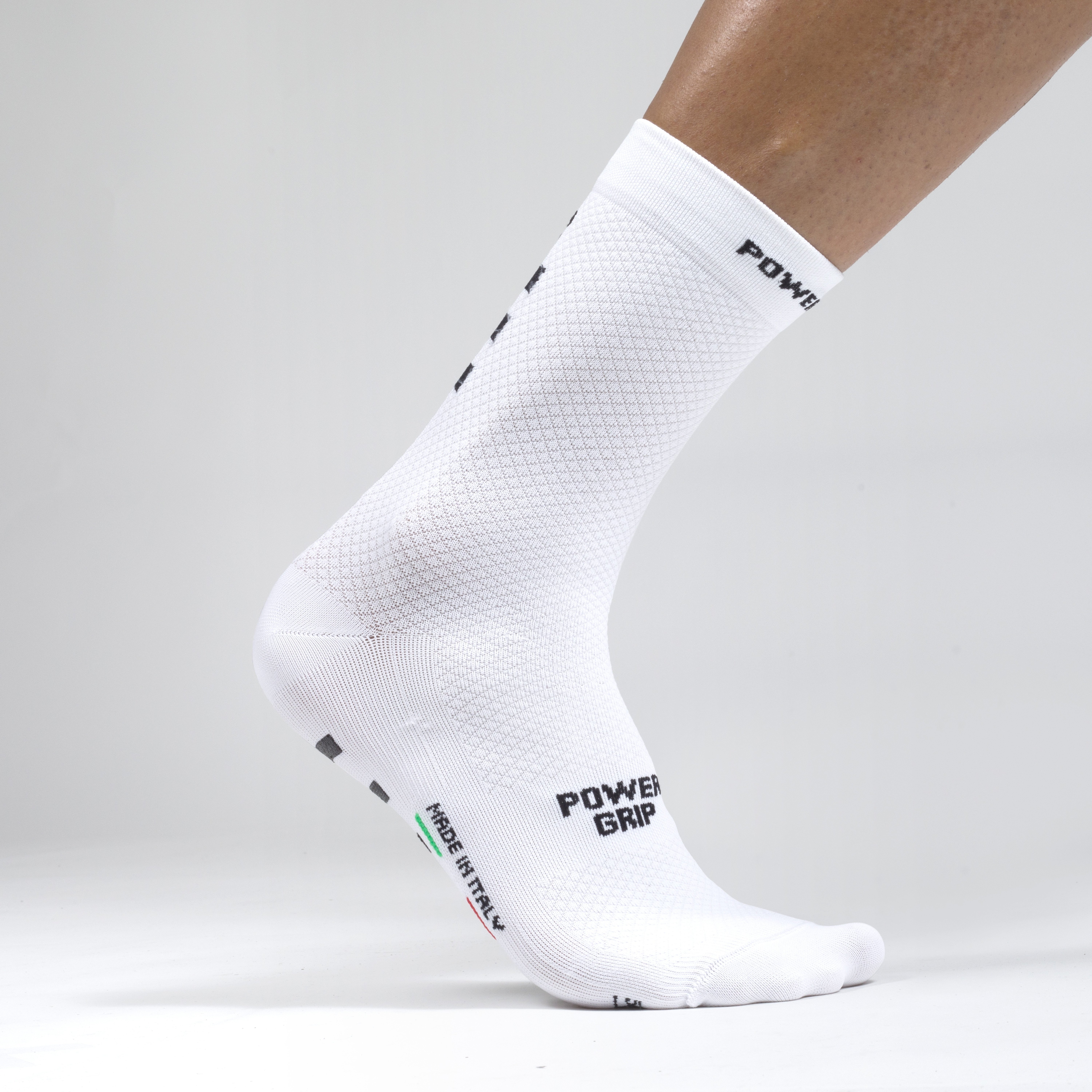 Chaussettes EKOI Racing POWER GRIP Blanc 18cm