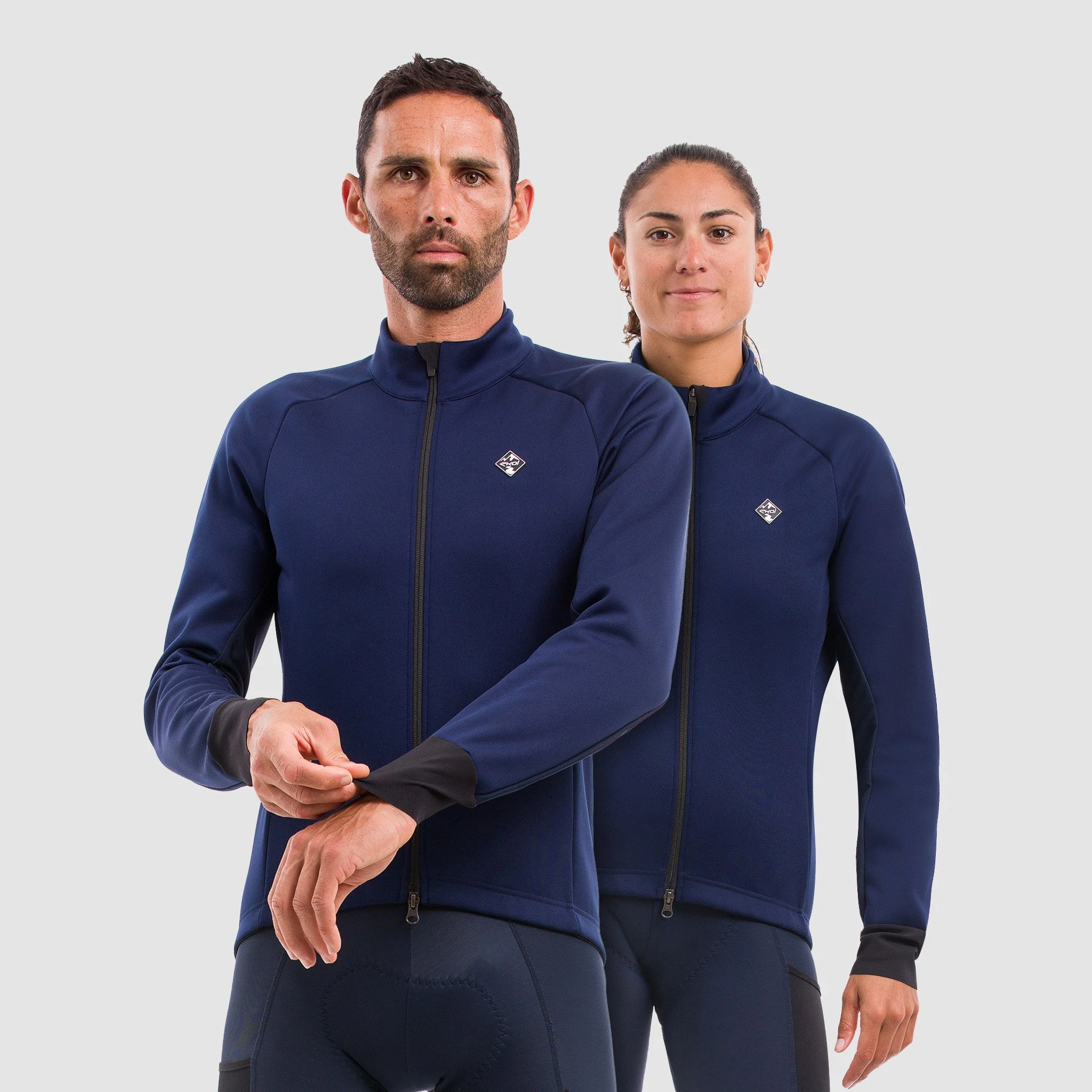 EKOI GRAVEL Marine blue unisex thermal jacket