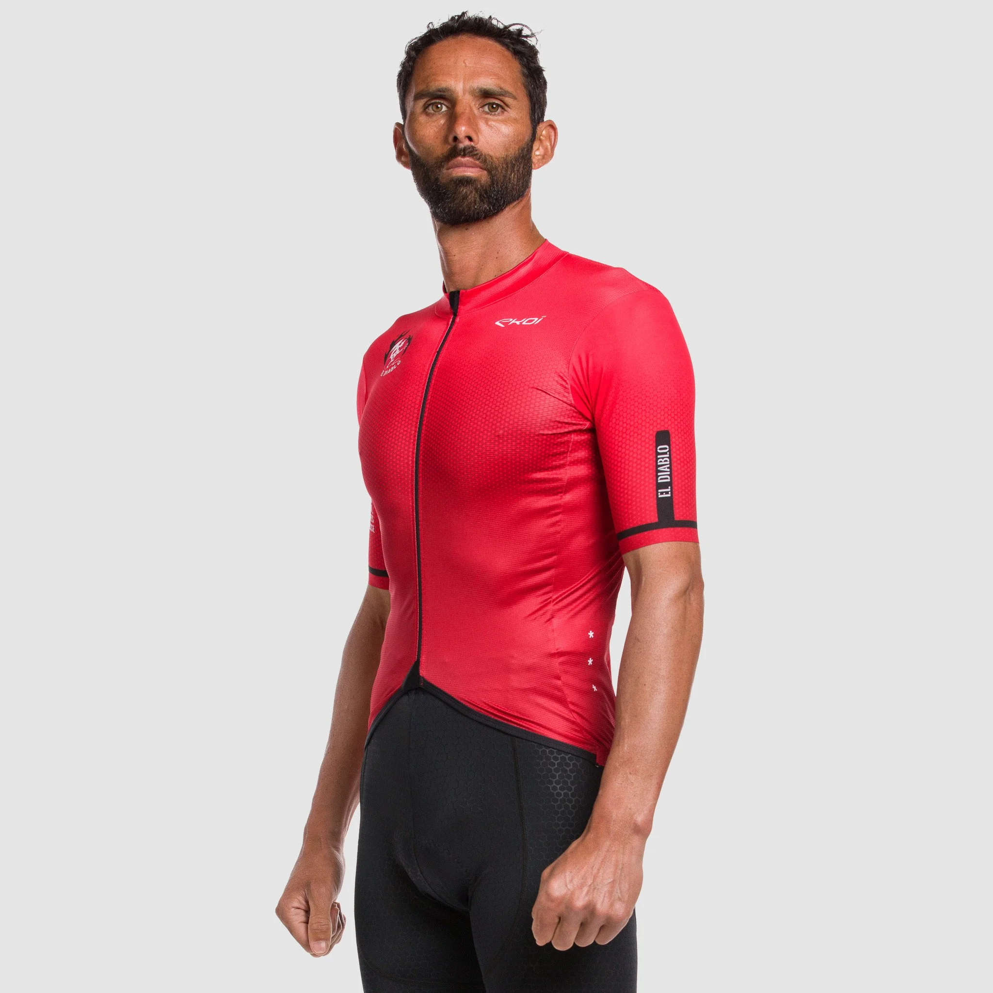 EKOI X EL DIABLO Red short sleeved jersey