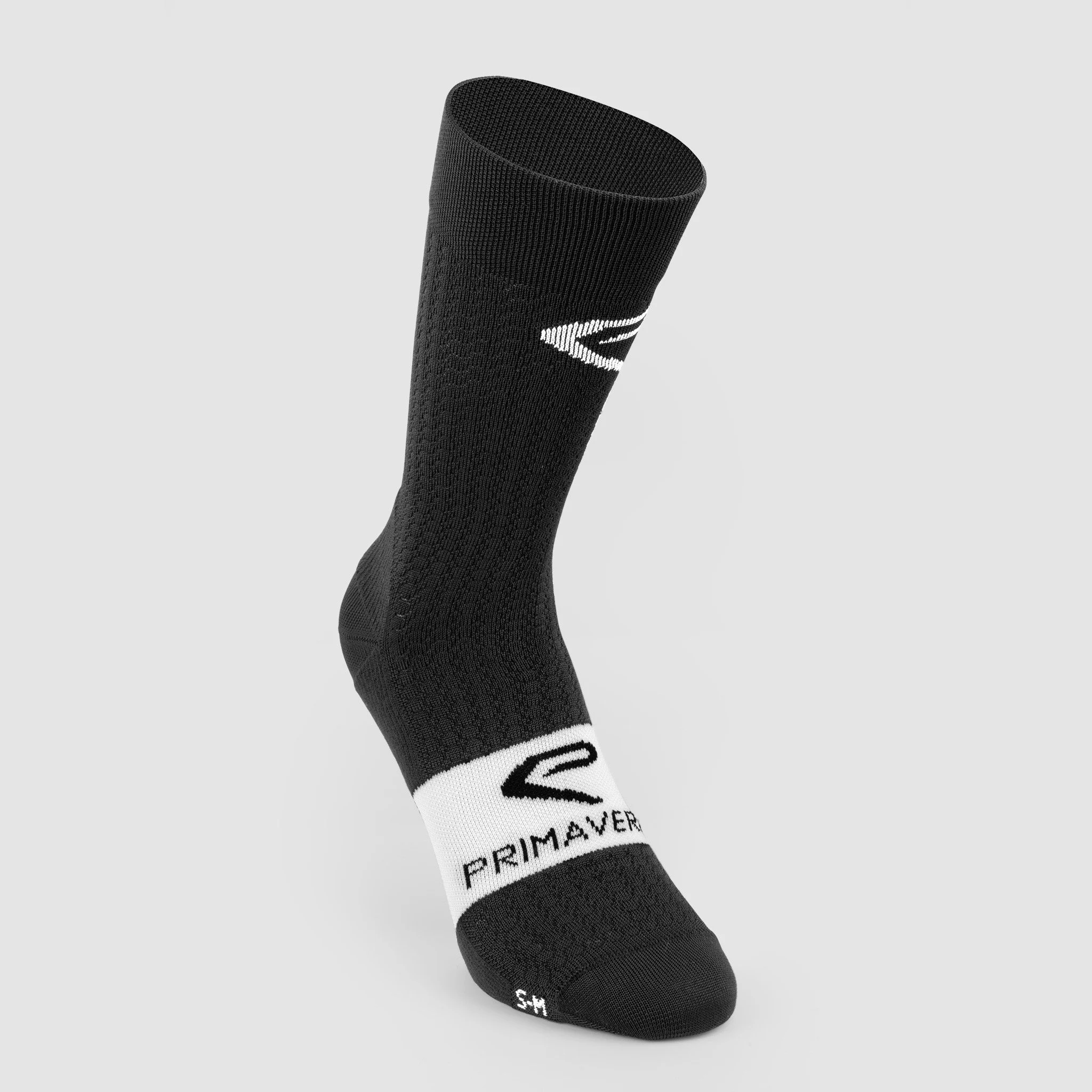 EKOI PRIMAVERA 18cm long black cycling socks