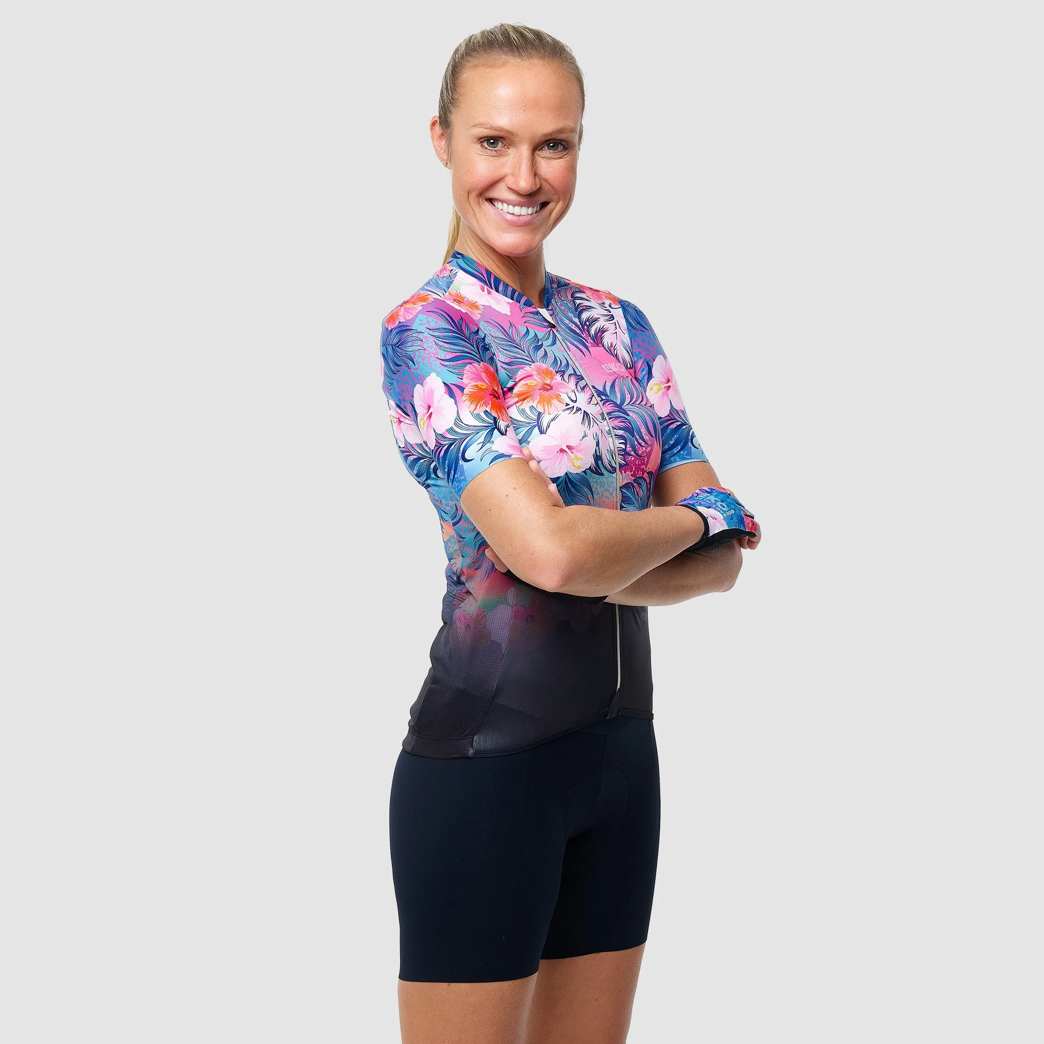 Women Jersey EKOI TROPICAL Pink