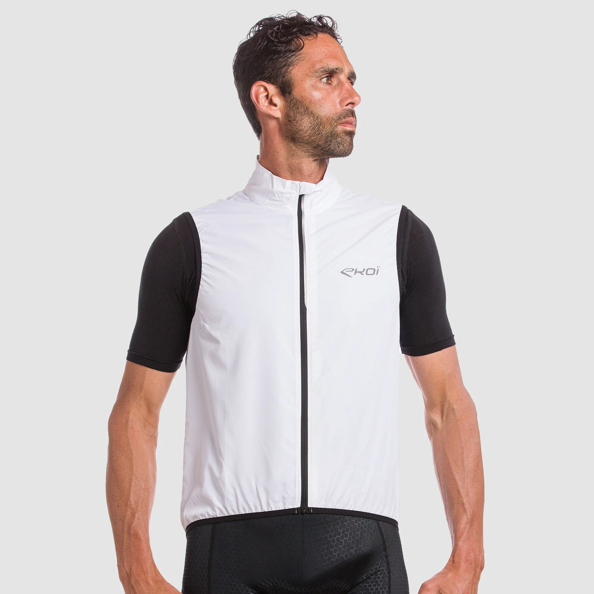 WINDPROOF VEST EKOI WHITE