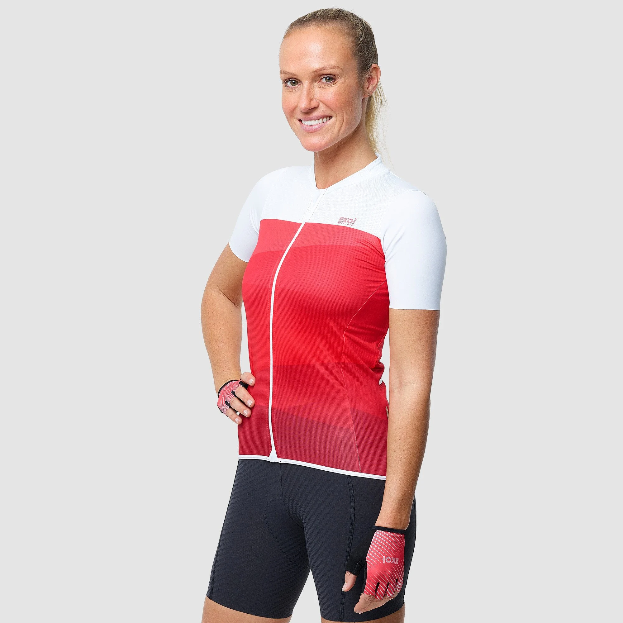 Women Jersey EKOI COMPETITION Red
