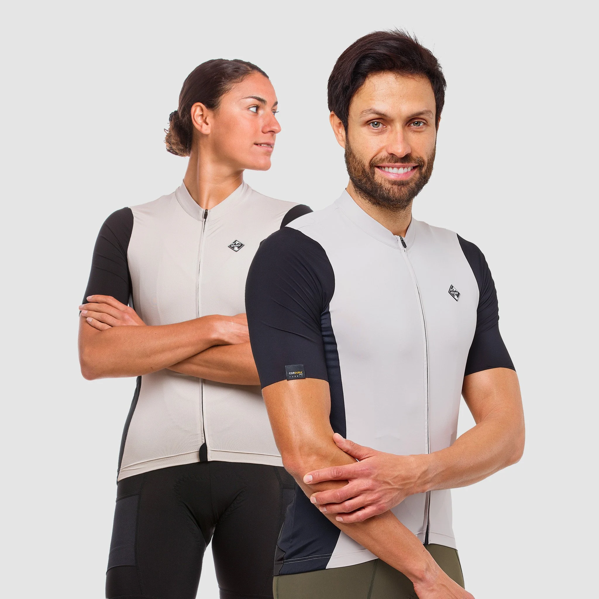 Unisex Jersey EKOI GRAVEL PERFORMANCE Stone Grey