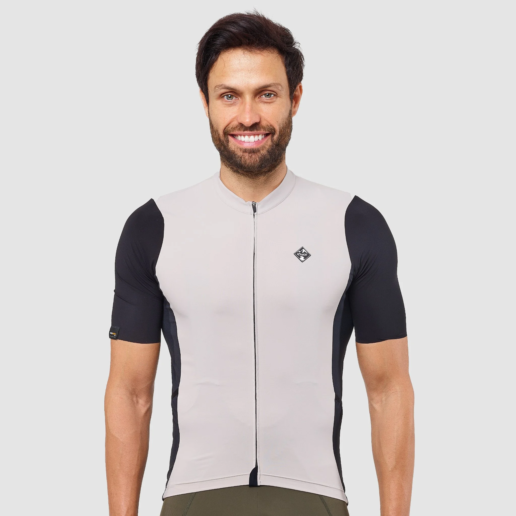 Unisex Jersey EKOI GRAVEL PERFORMANCE Stone Grey