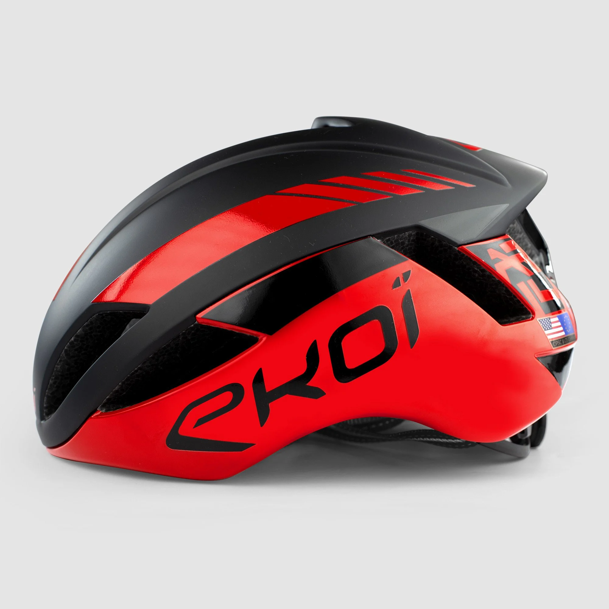Helmet EKOI AERO14 Red/Black