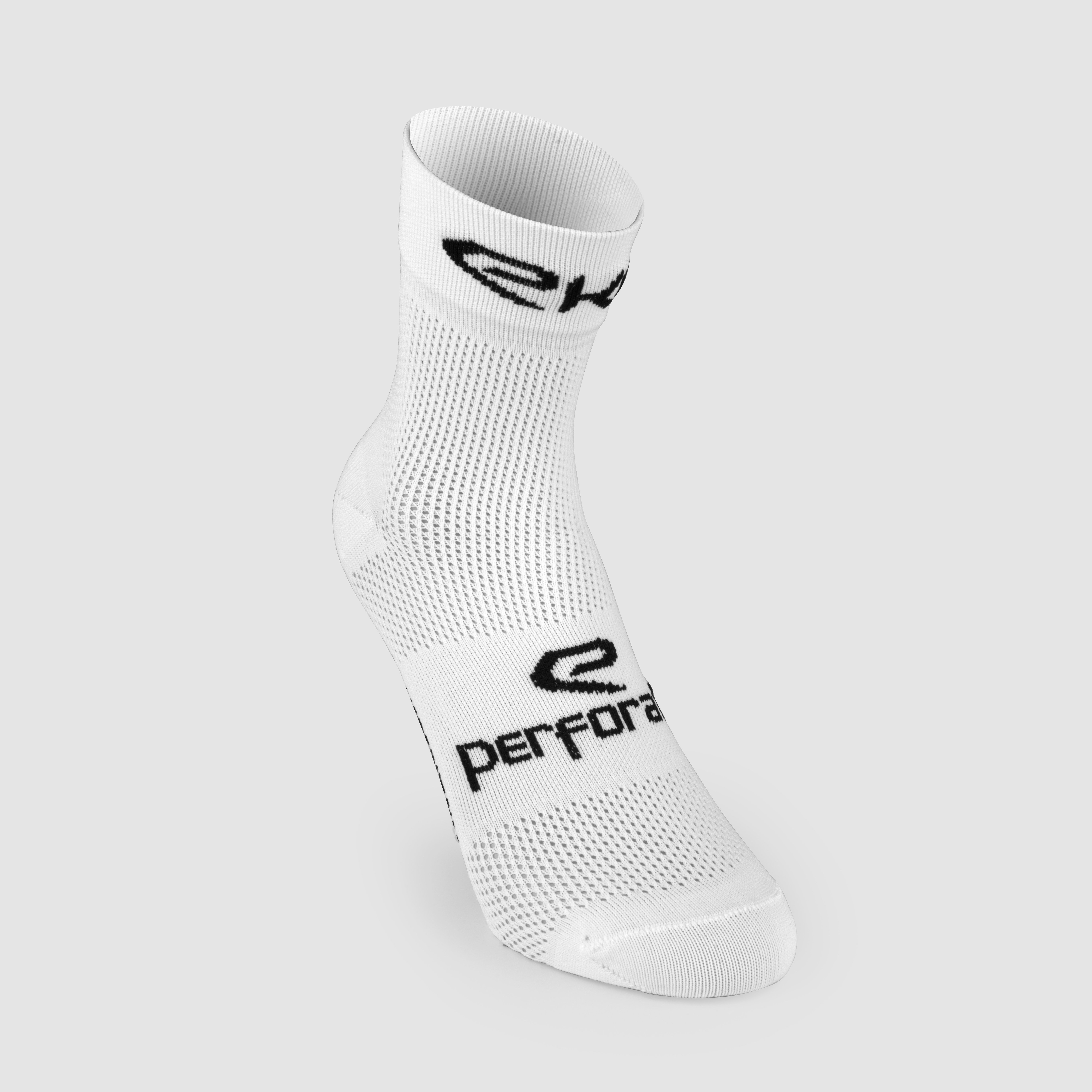 EKOI PERFORATO Cycling Socks White