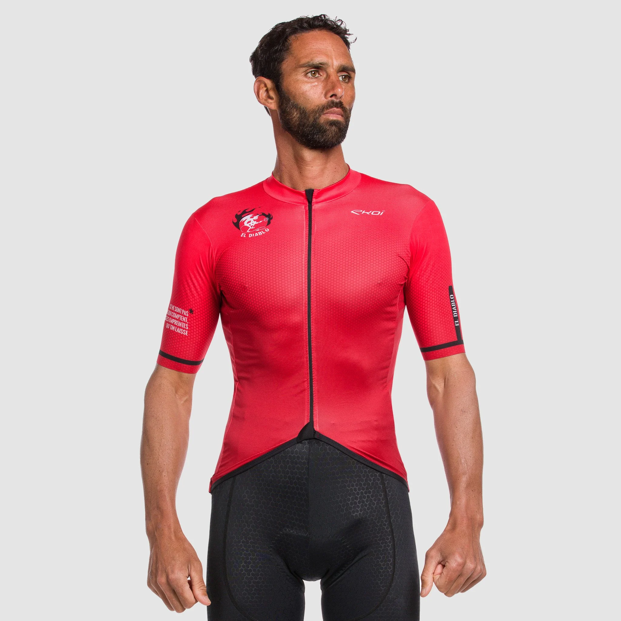 EKOI X EL DIABLO Red short sleeved jersey