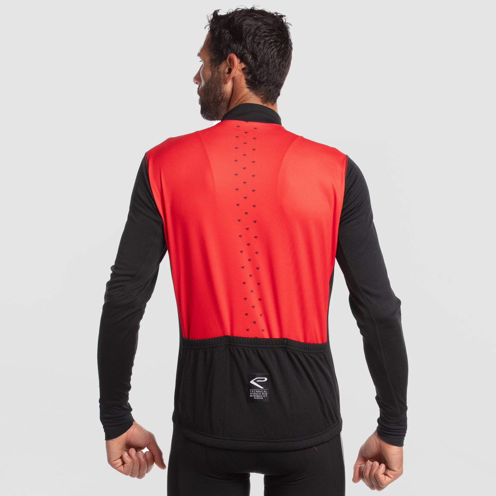 LONG SLEEVES JERSEY EKOI STRADA ESSENTIEL RED