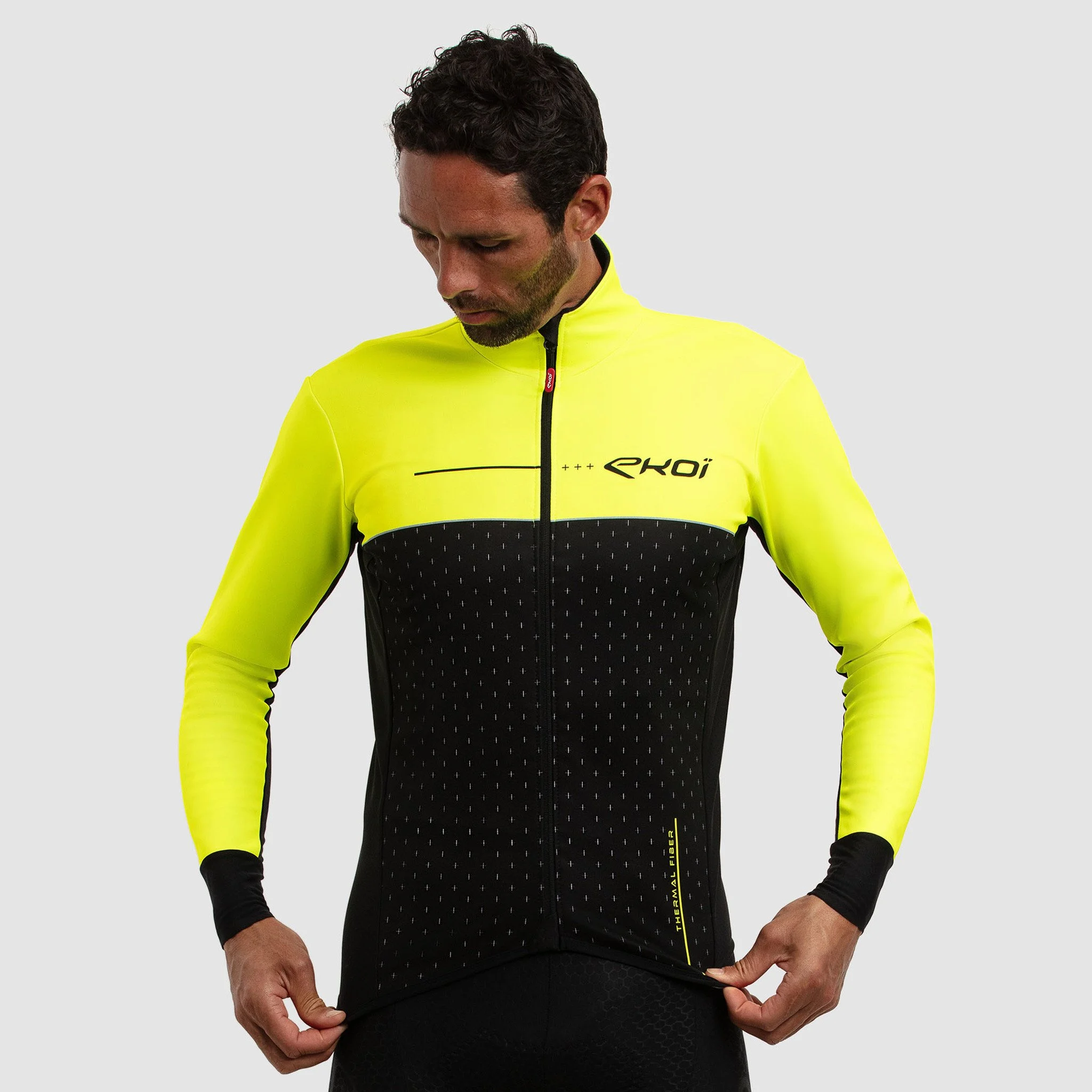 EKOI CROSS ROAD Fluo Yellow thermal jacket