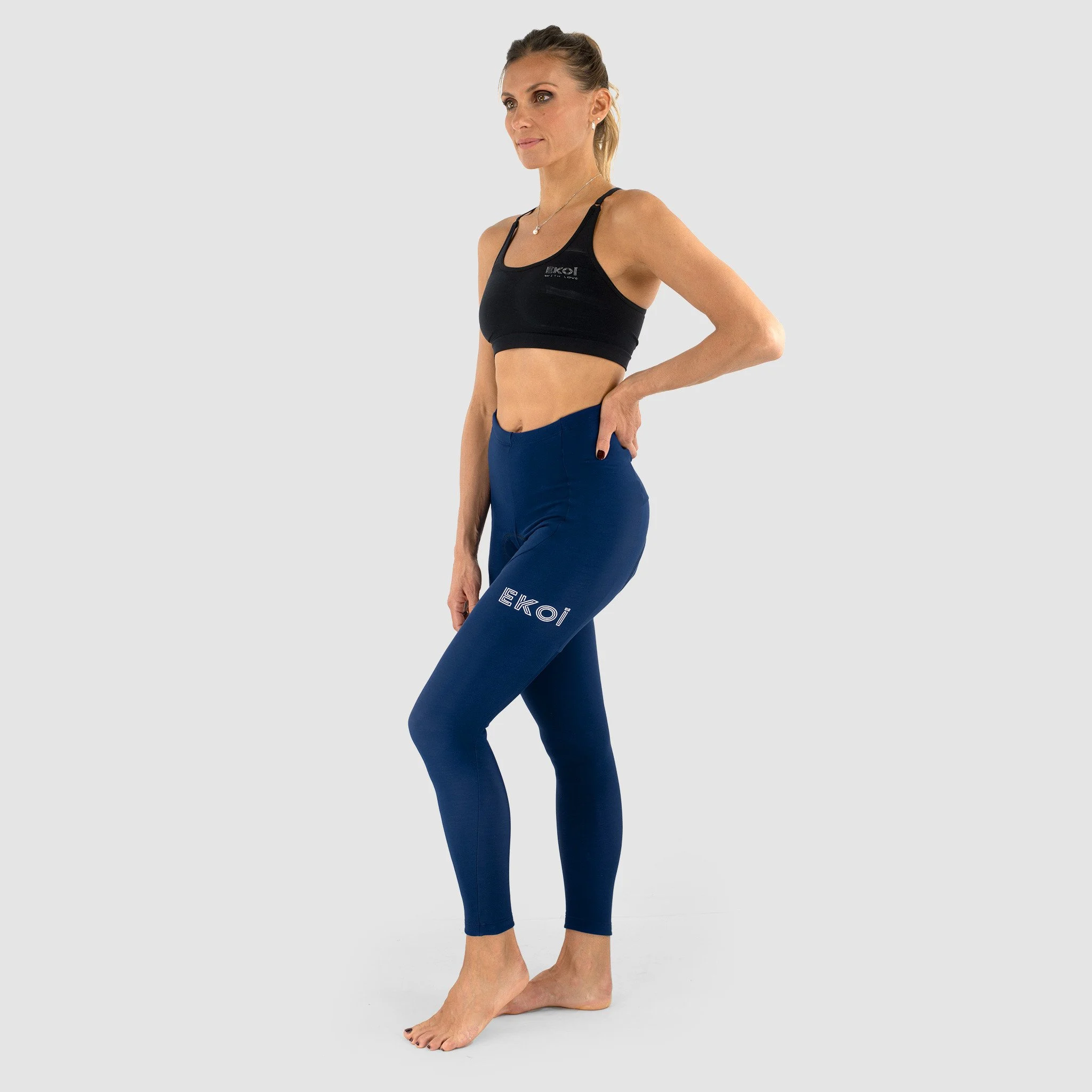 EKOI CORE Women's Marine Blue Bib Tights