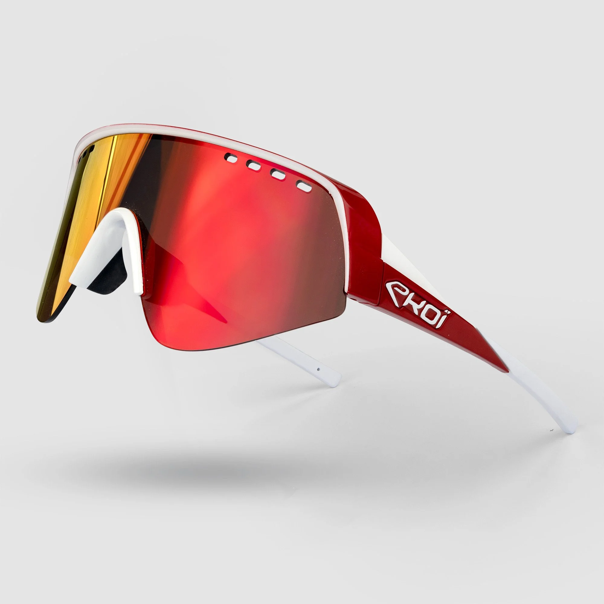 Glasses EKOI TWENTY White Red Revo Red Cat3