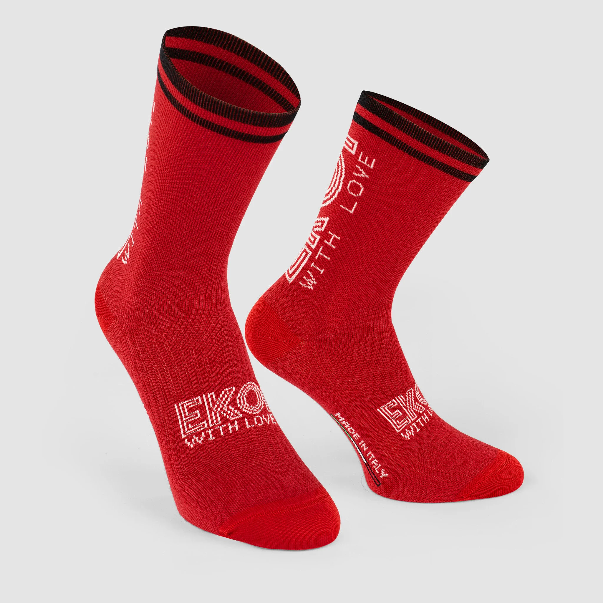 EKOI Thermolite Women's Red autumn & winter cycling socks