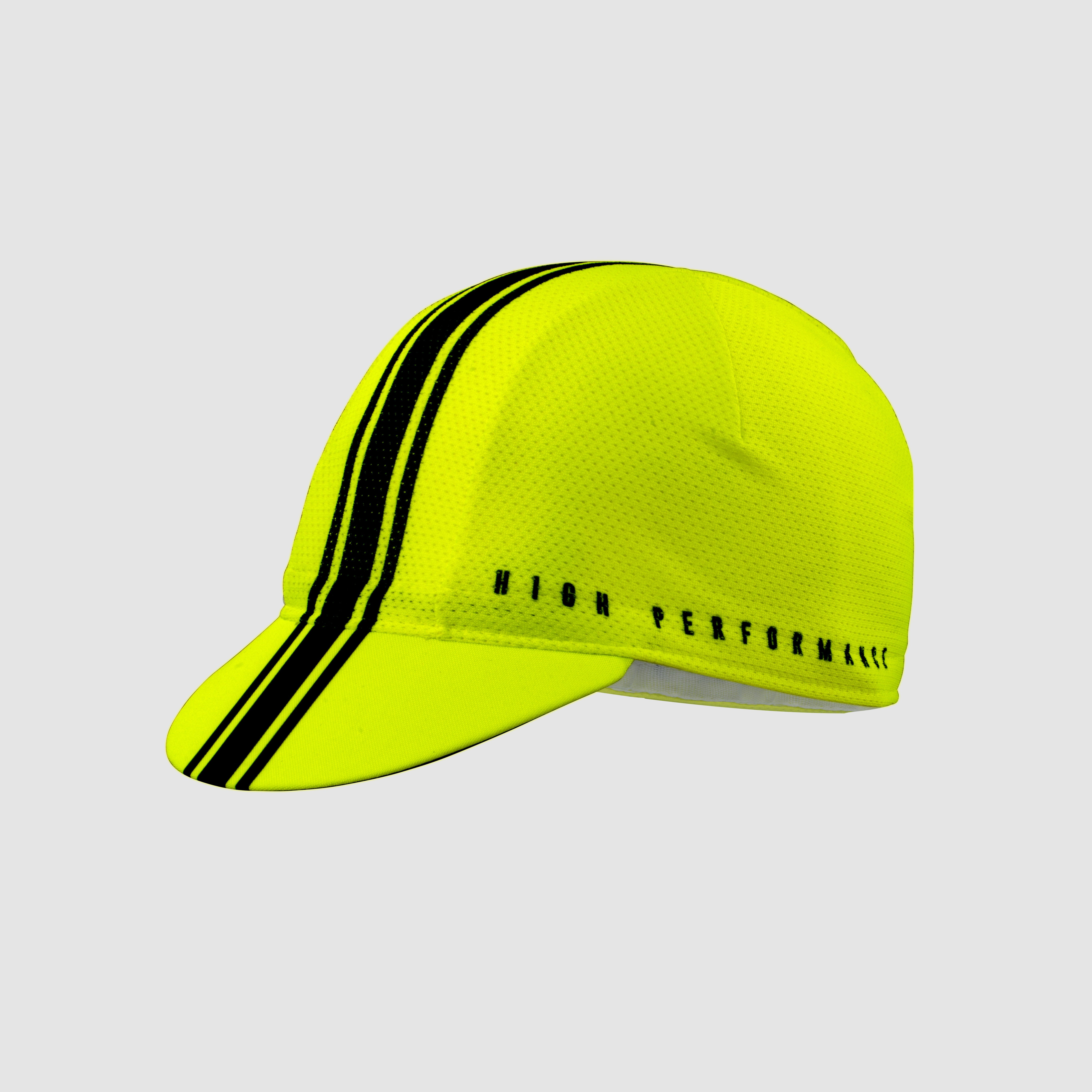 EKOI Perf LINEAR Cycling Cap Yellow