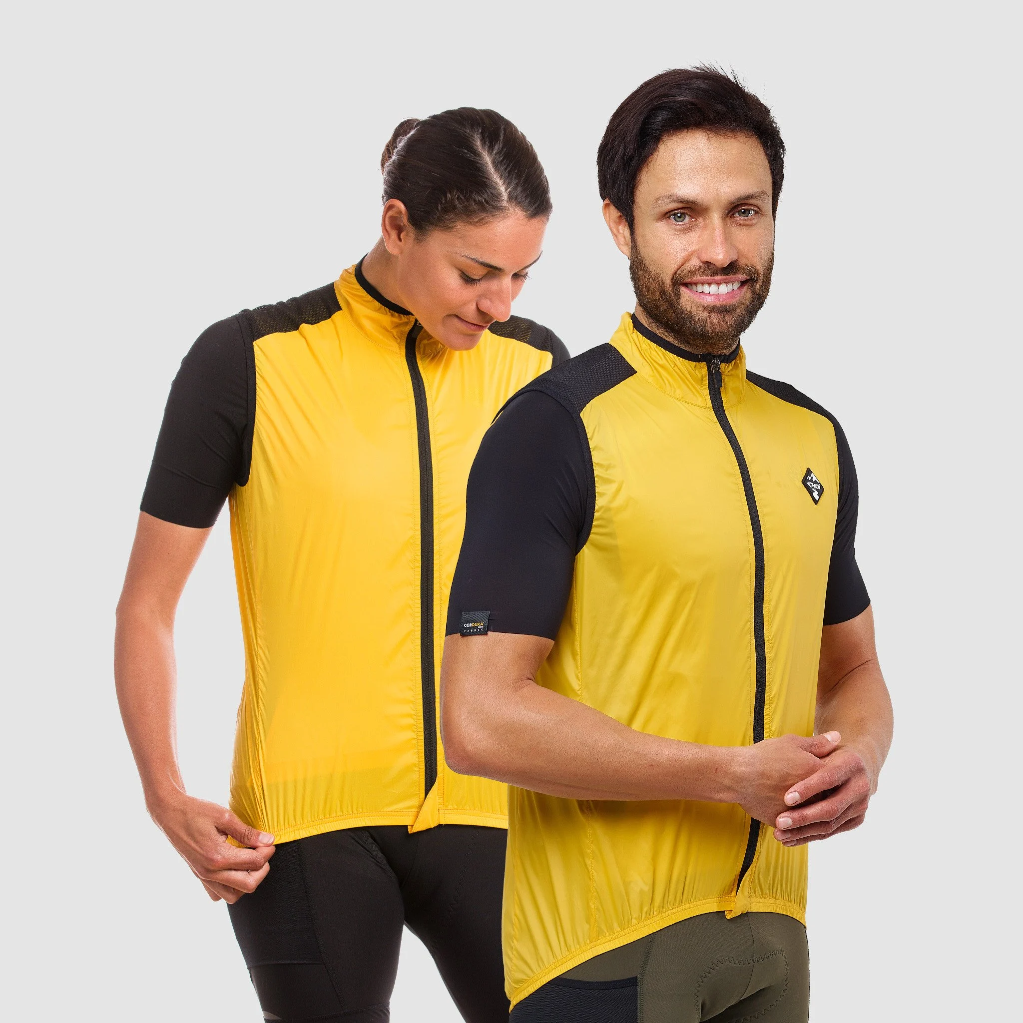 Unisex Windproof Vest EKOI GRAVEL ULTRALIGHT Yellow