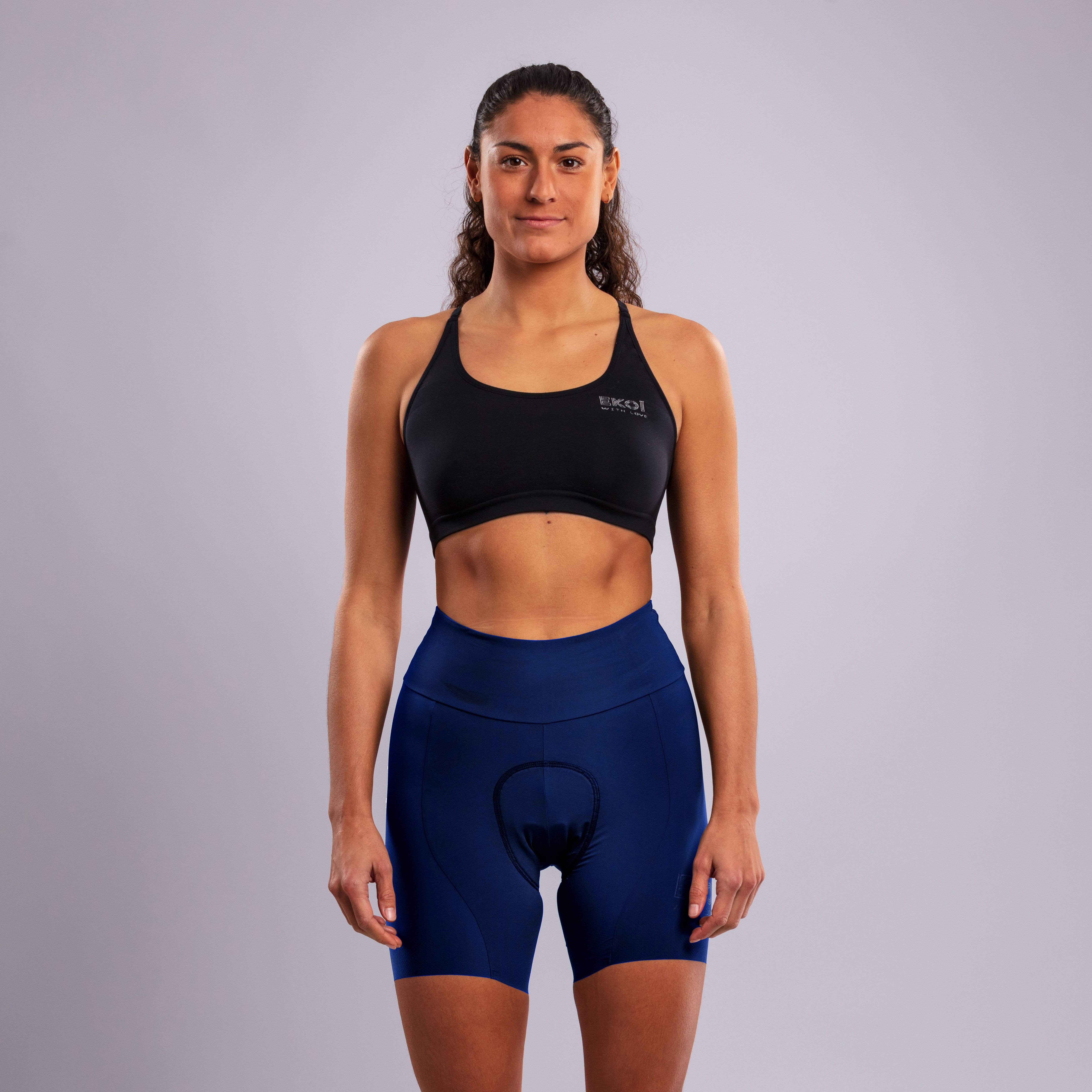 Women's EKOI Perf Essential Navy Bibshorts