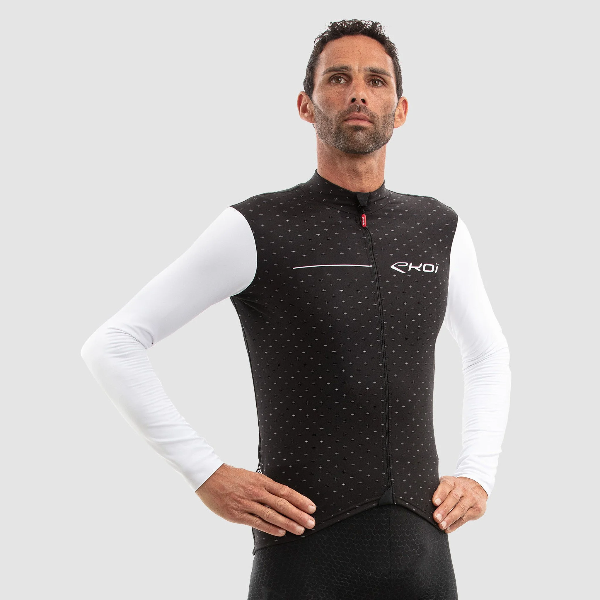 EKOI CROSS ROAD White LS jersey