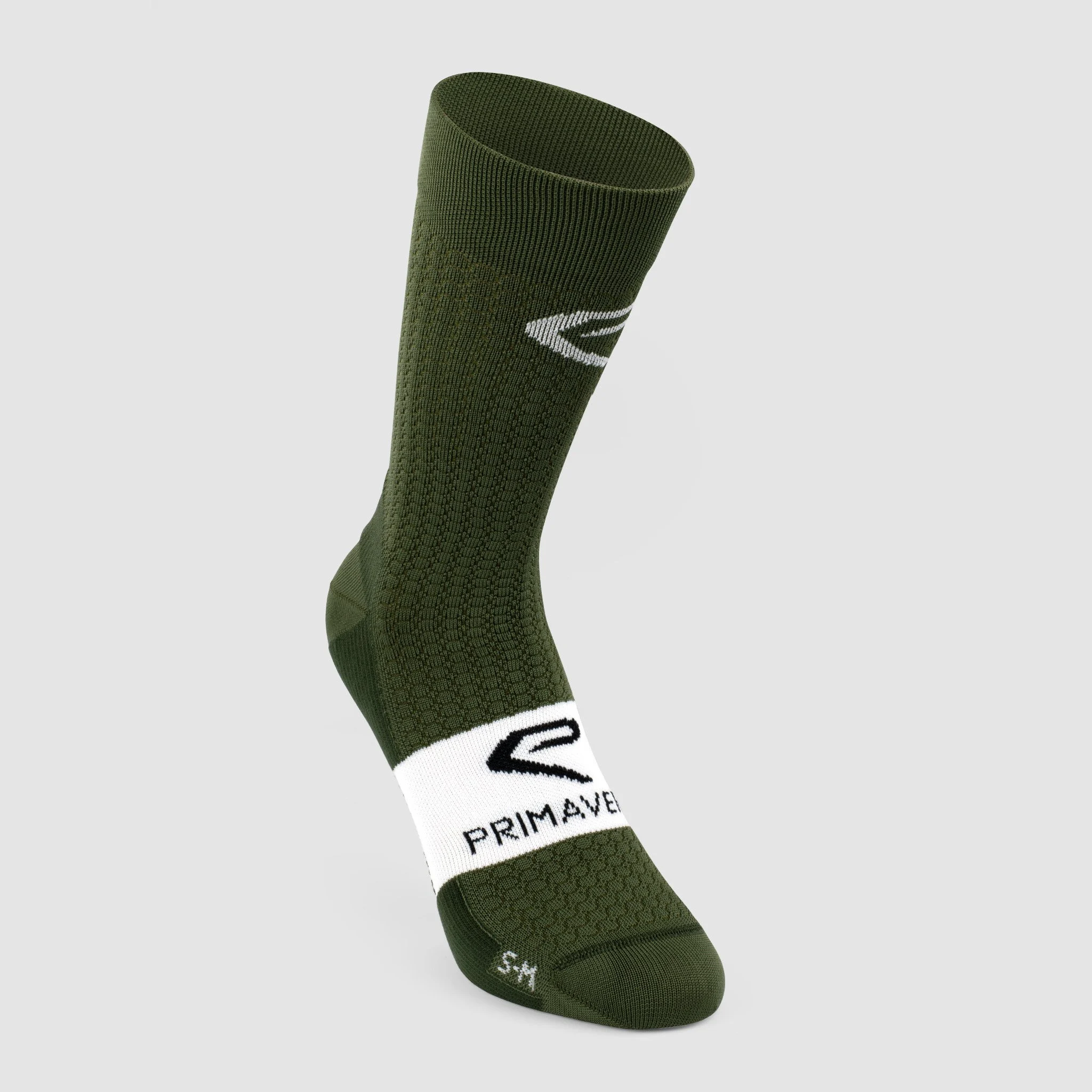 EKOI PRIMAVERA 18cm long khaki cycling socks