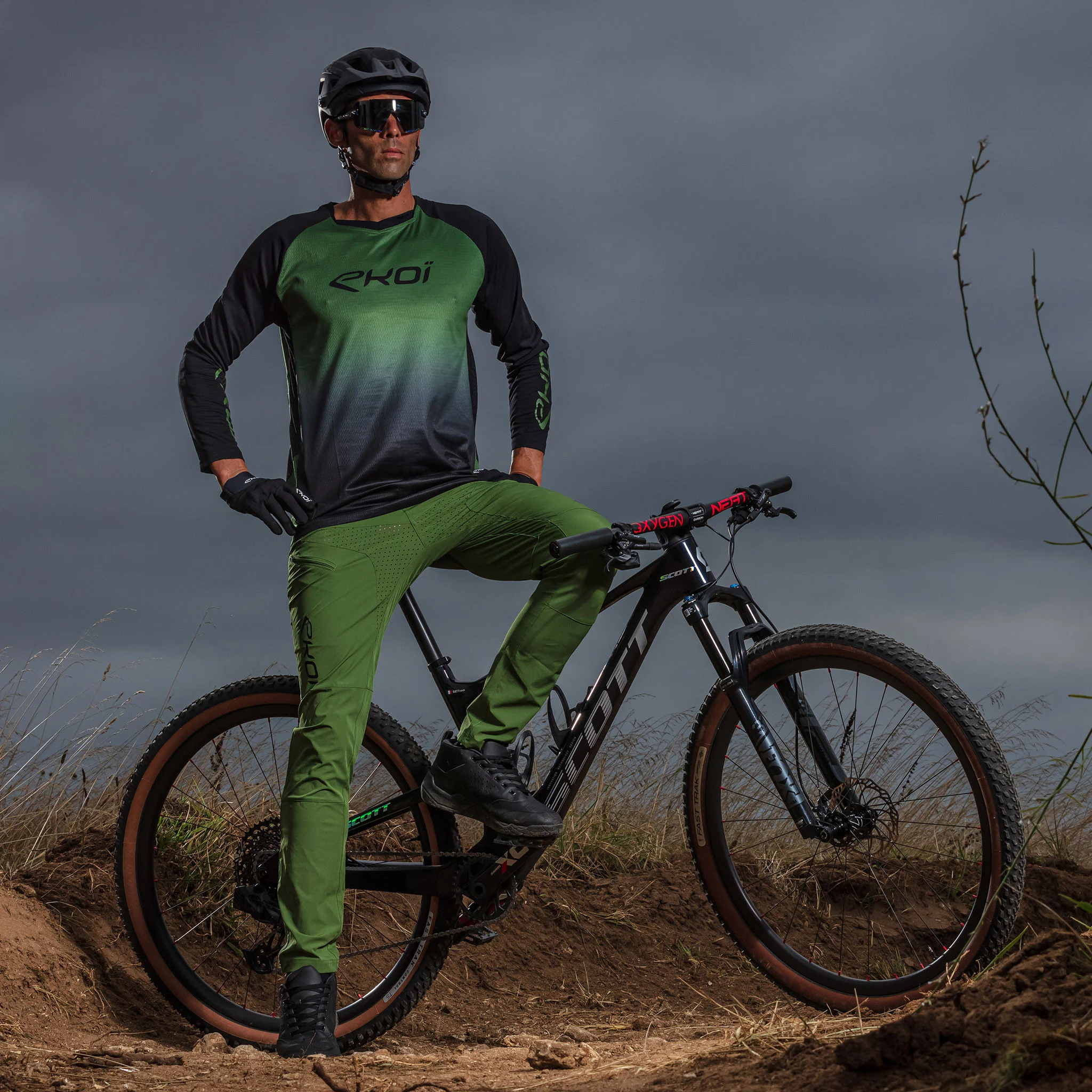 Trousers EKOI MTB Khaki
