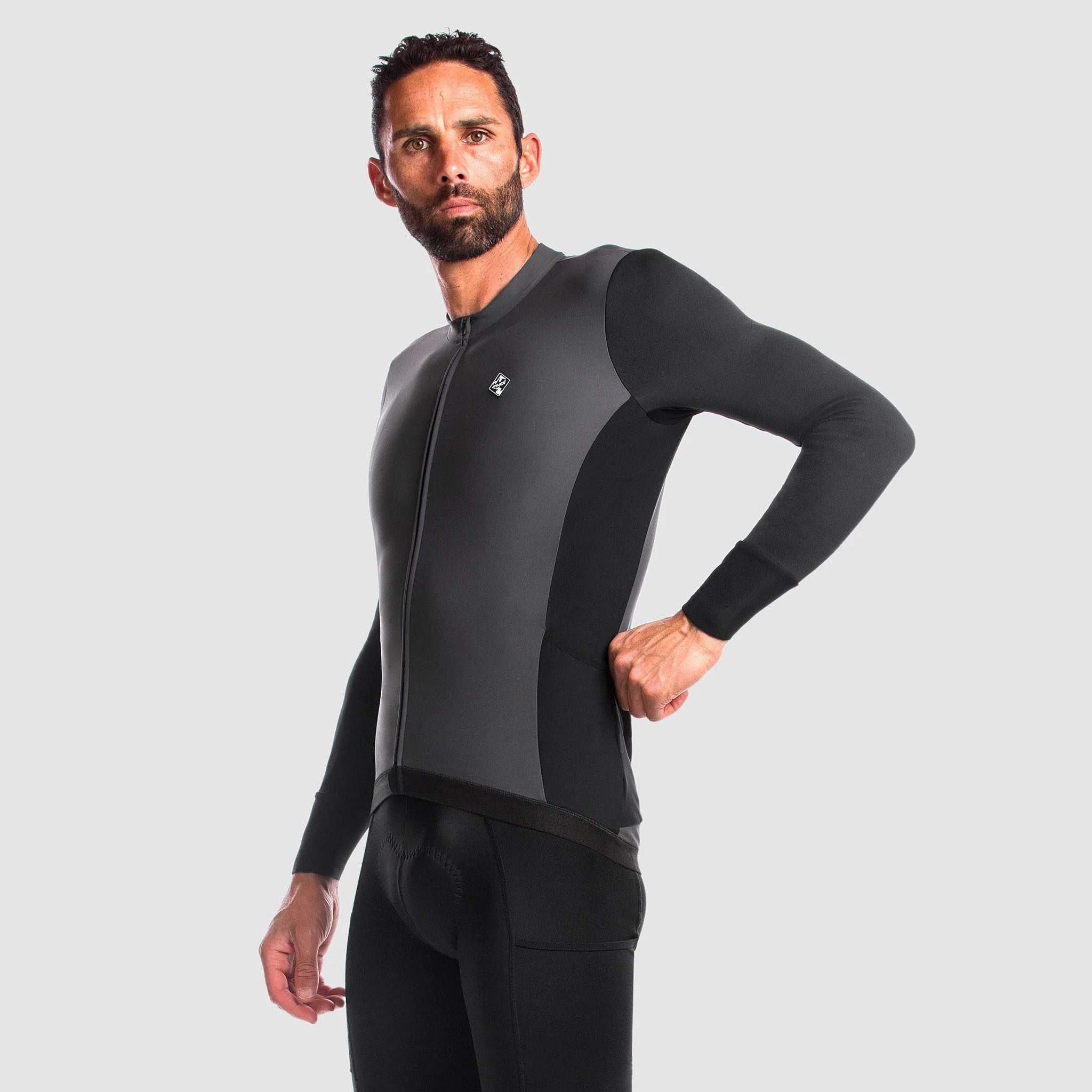 EKOI Gravel Cordura grey unisex winter jersey