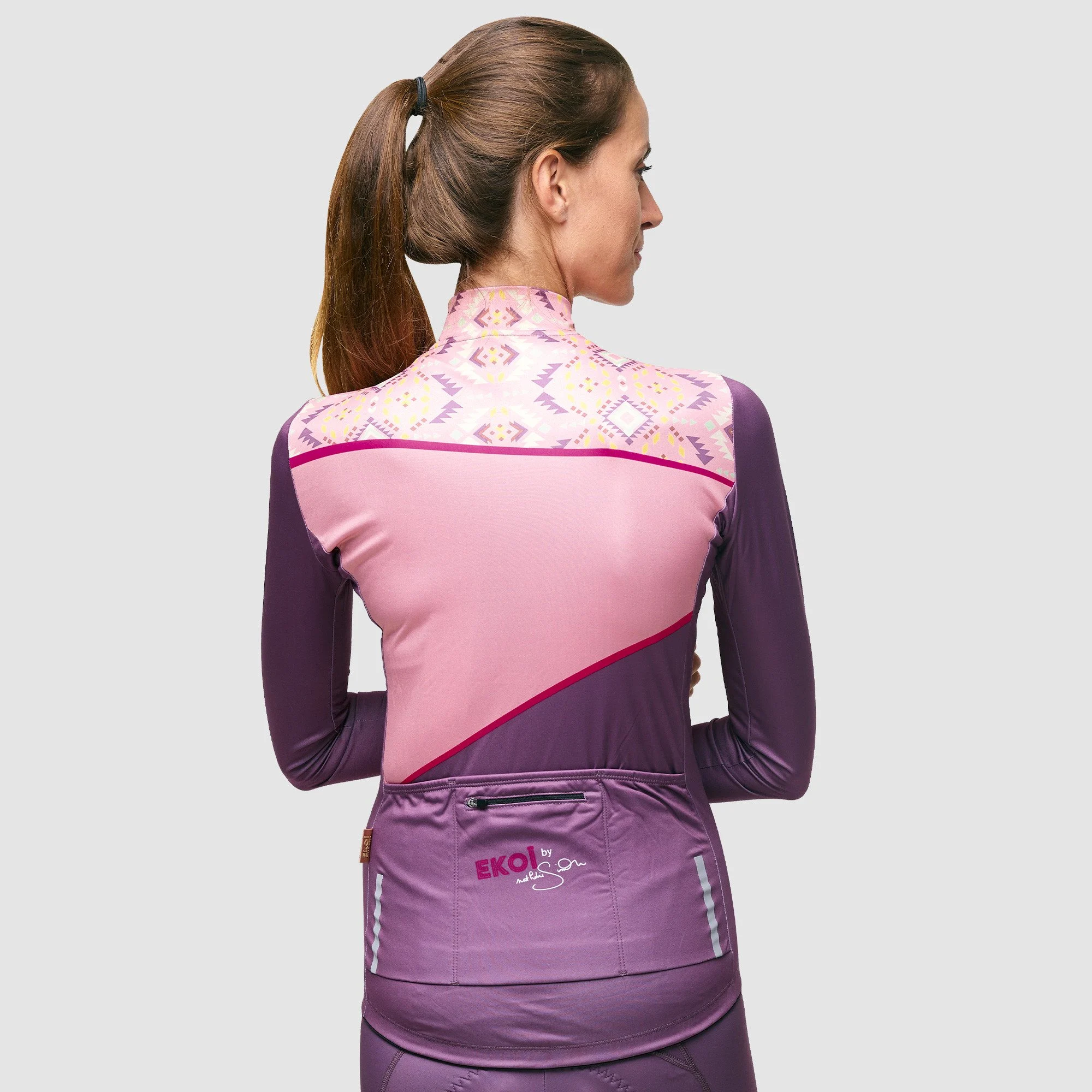 Ladies Long Sleeves Jersey EKOI BY NATHALIE SIMON Purple