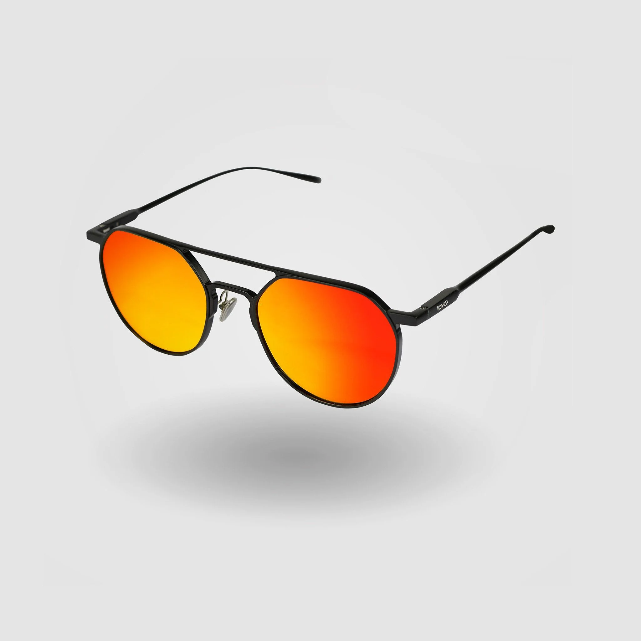 Glasses EKOI METAL Proteam Black - Red Lenses
