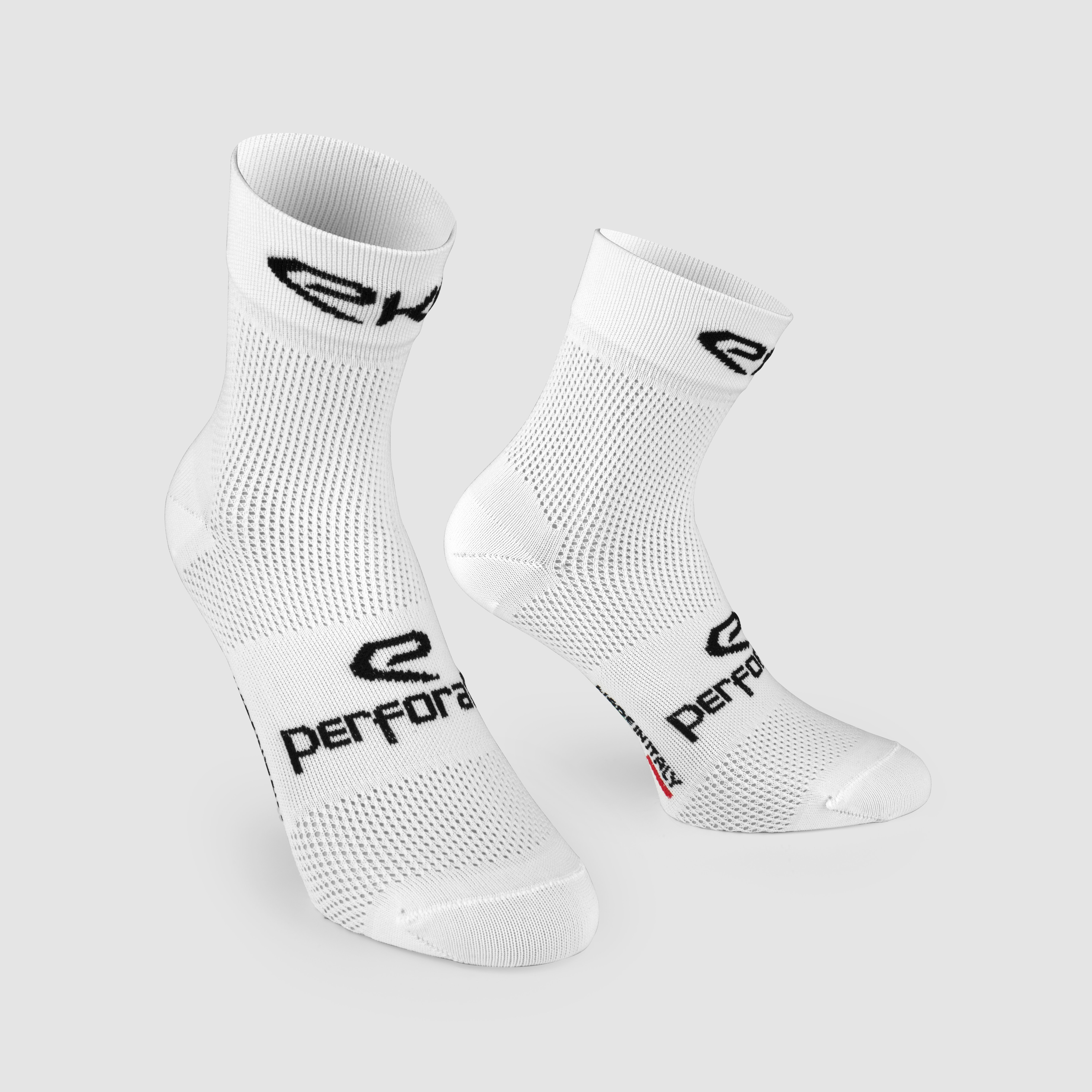 EKOI PERFORATO Cycling Socks White