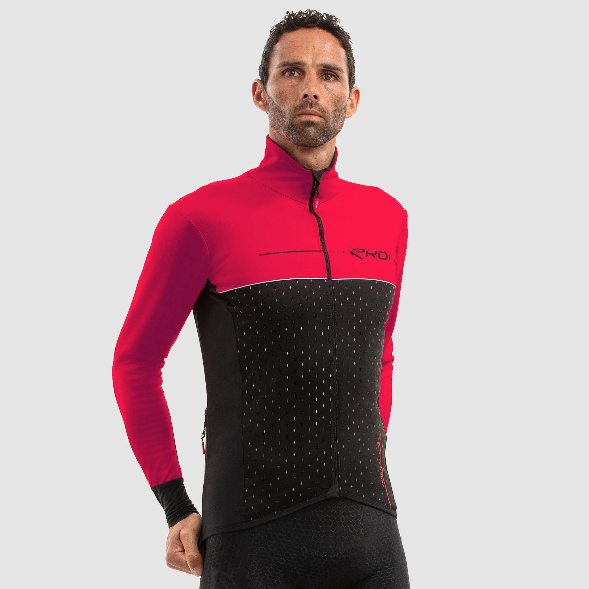 EKOI CROSS ROAD Red thermal jacket