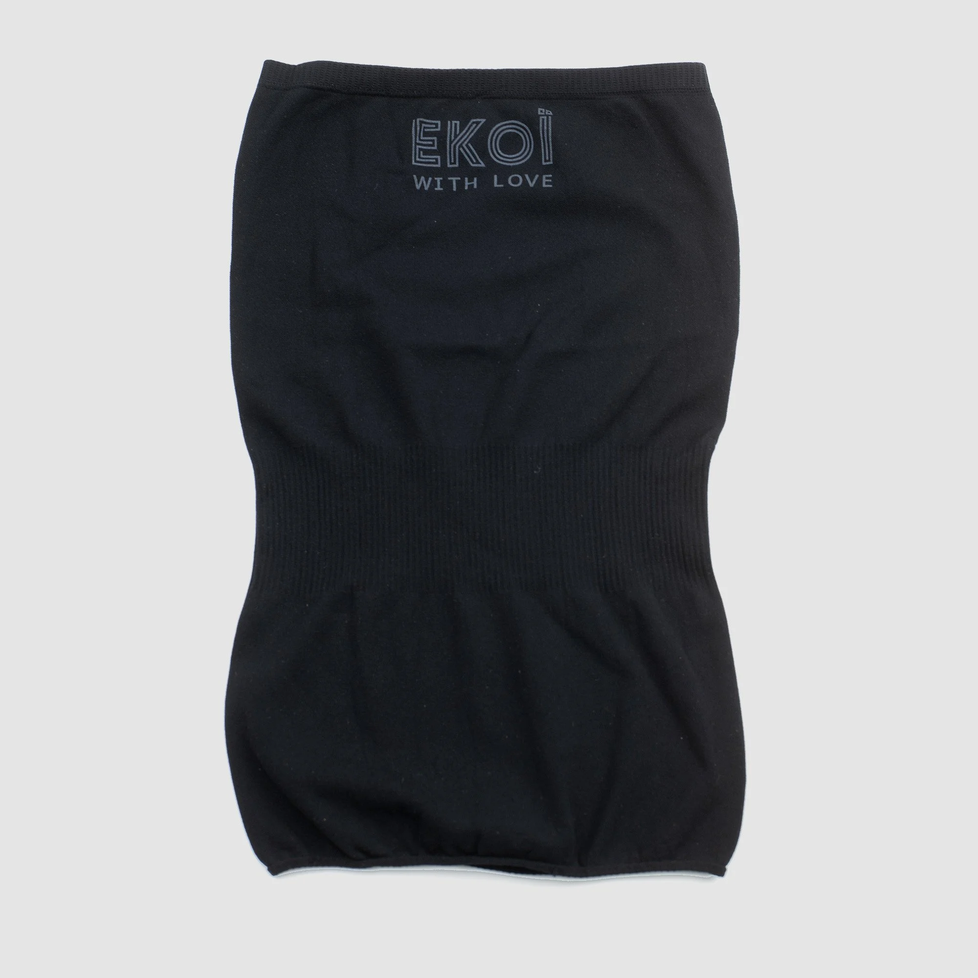 LADIES NECK WARMER EKOI SOFT TUBE BLACK
