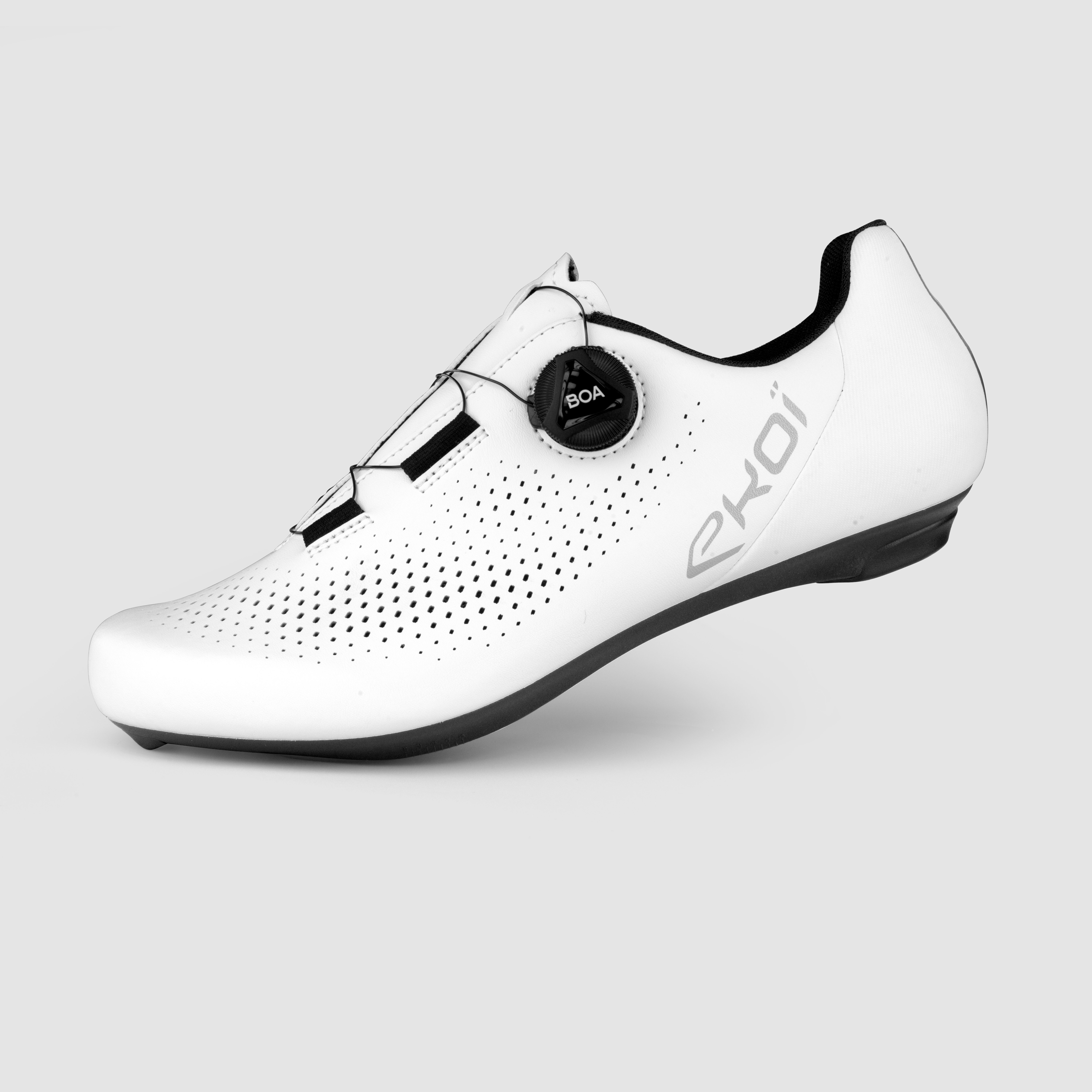 EKOI S4 Road Cycling Shoes White