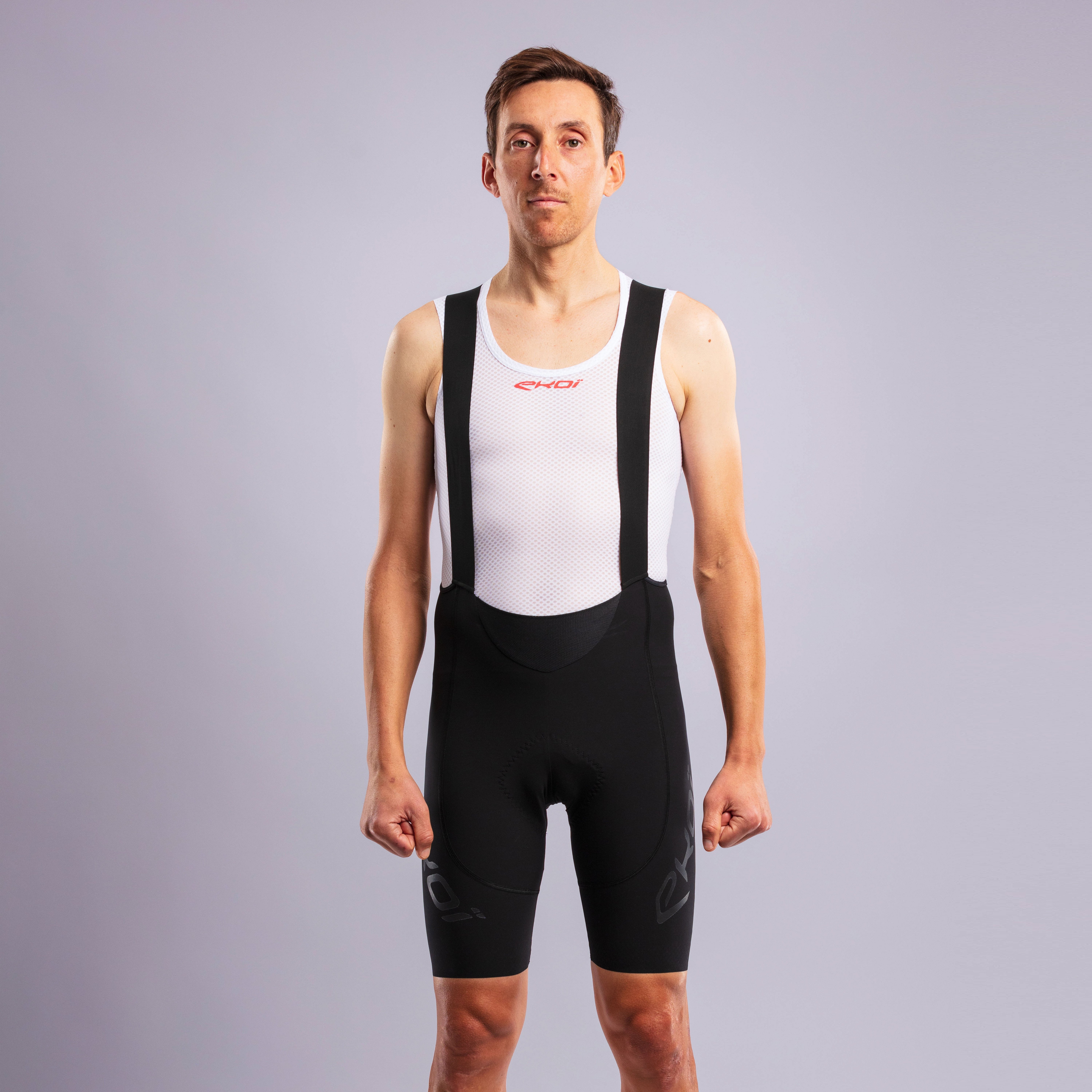 EKOI ULTRALIGHT BIB SHORTS Black