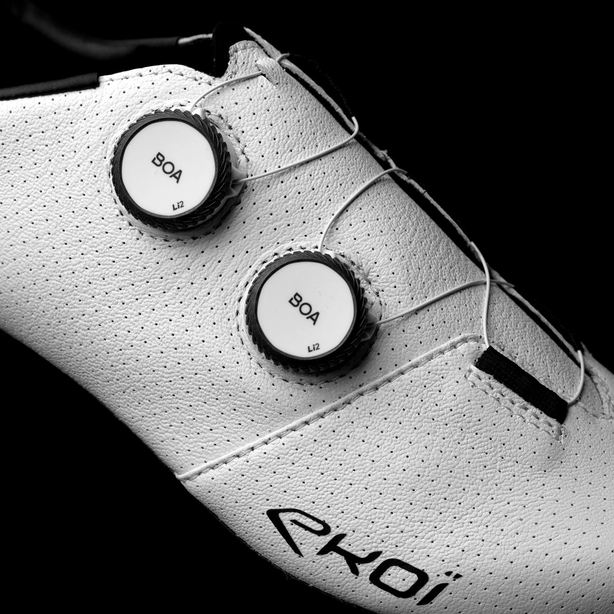 EKOI Racing C12 road cycling shoes White