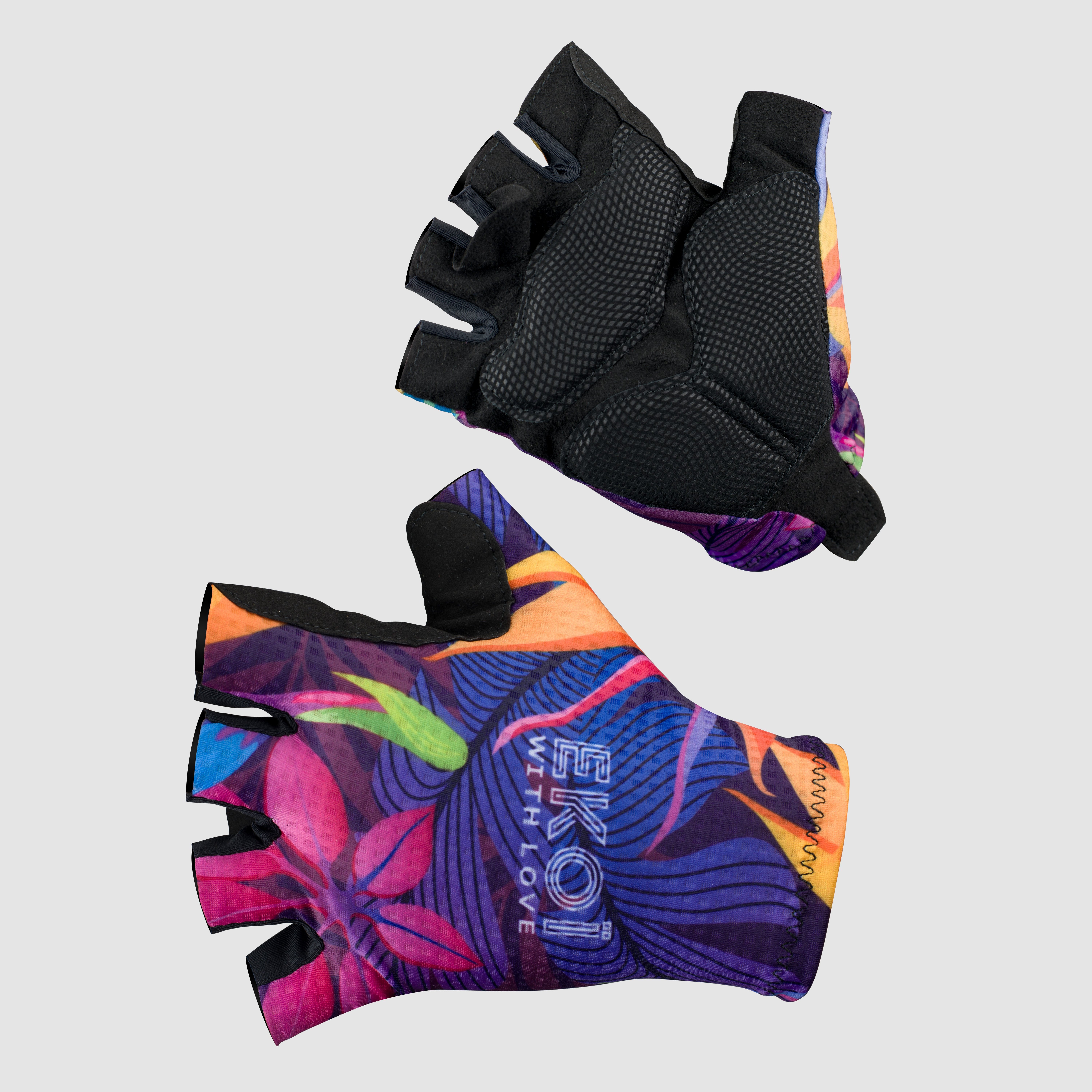 EKOI Women's Cycling Gloves JUNGLE