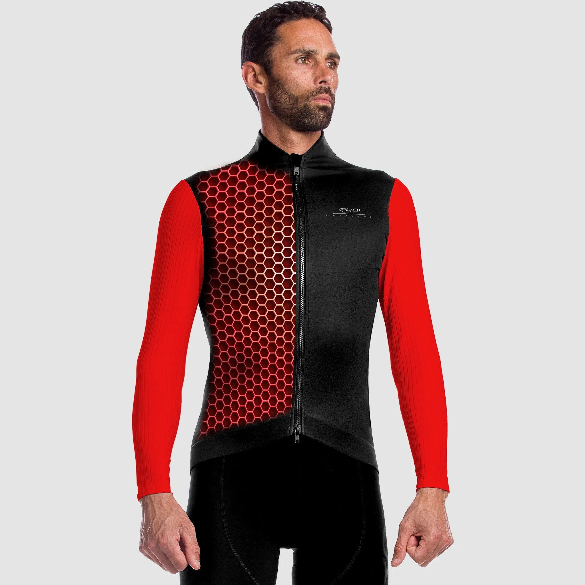EKOI GRAPHENE Red thermal jacket