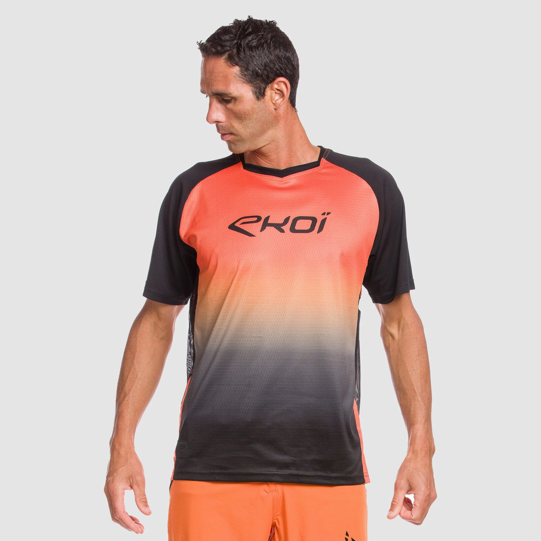 Short Sleeves Jersey EKOI MTB Orange
