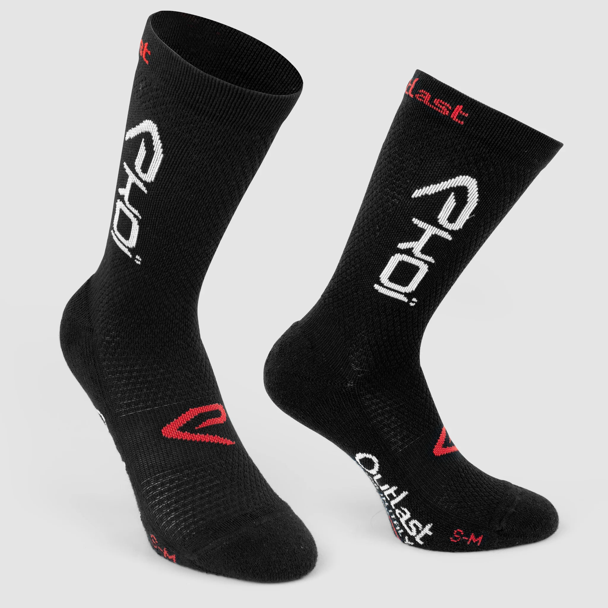 OUTLAST black 18 CM cuff winter cycling socks
