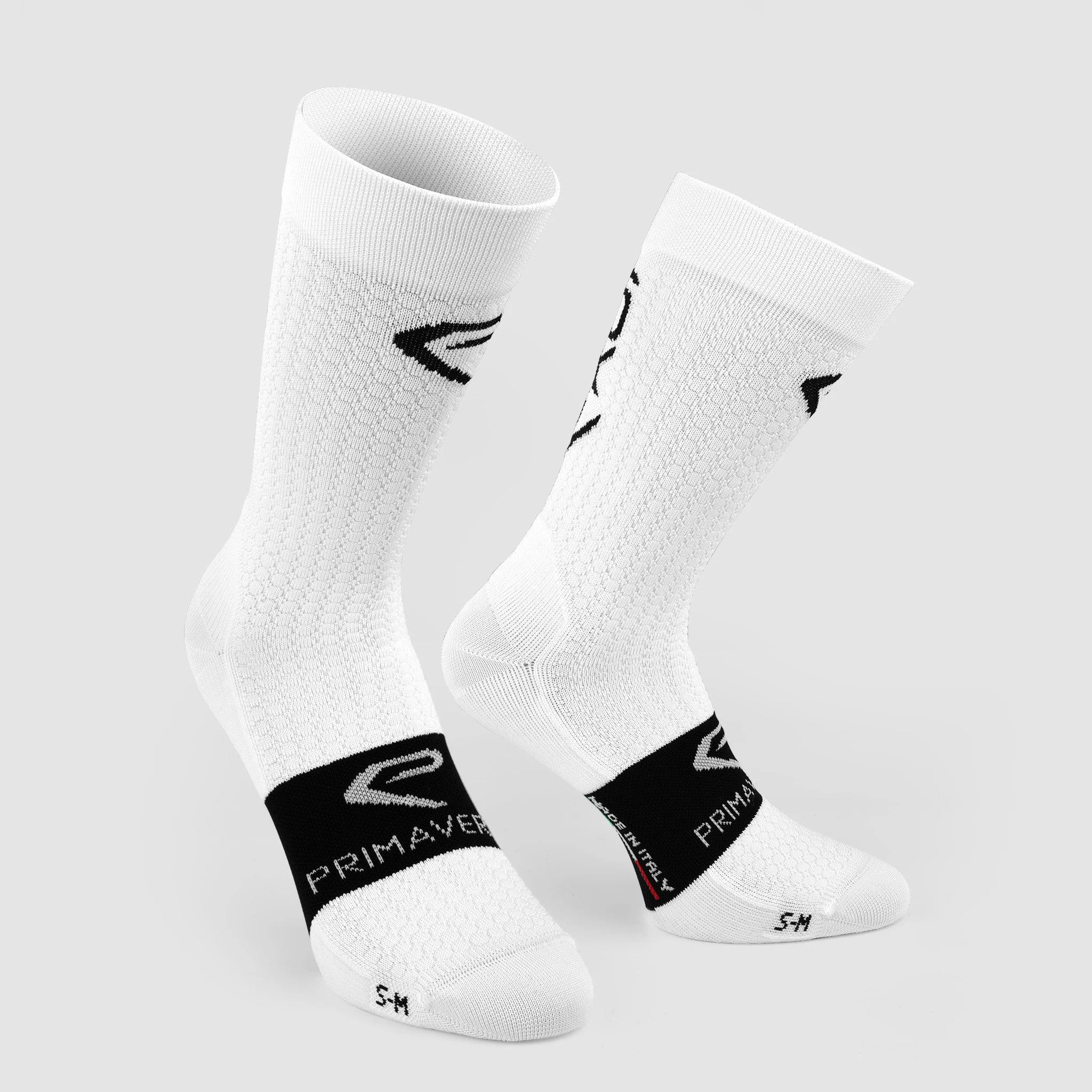 EKOI Perf PRIMAVERA WHITE 18CM cycling socks