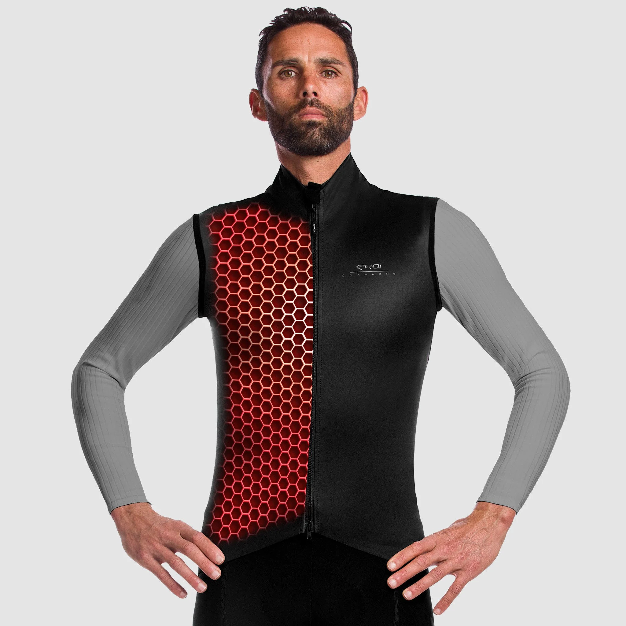 EKOI GRAPHENE black thermal gilet