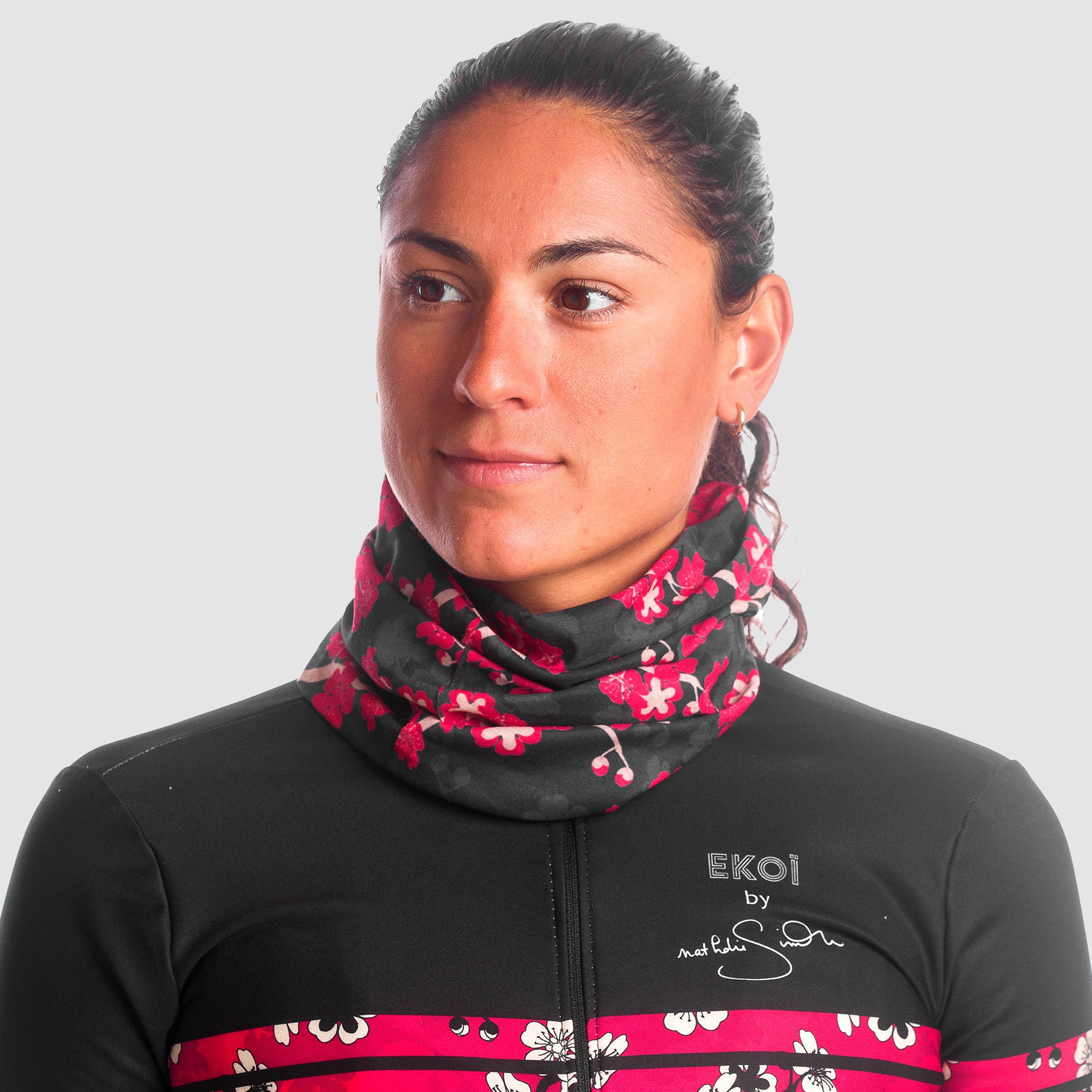 Nathalie Simon black neck tube by