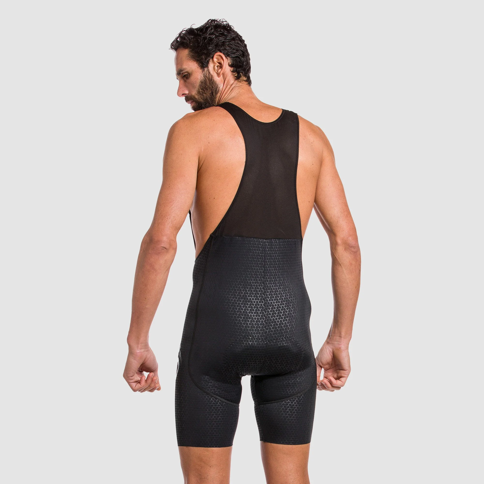 EKOI 3D GEL PERF HEXA Bib Shorts Black