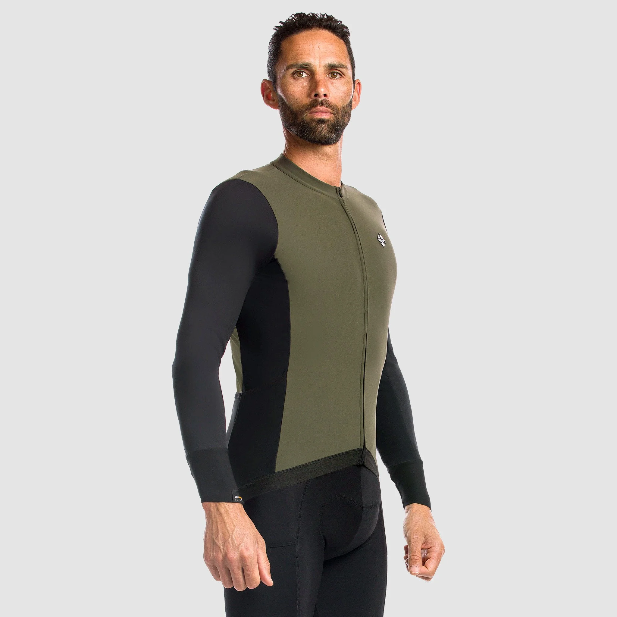 EKOI Gravel Cordura khaki unisex winter jersey