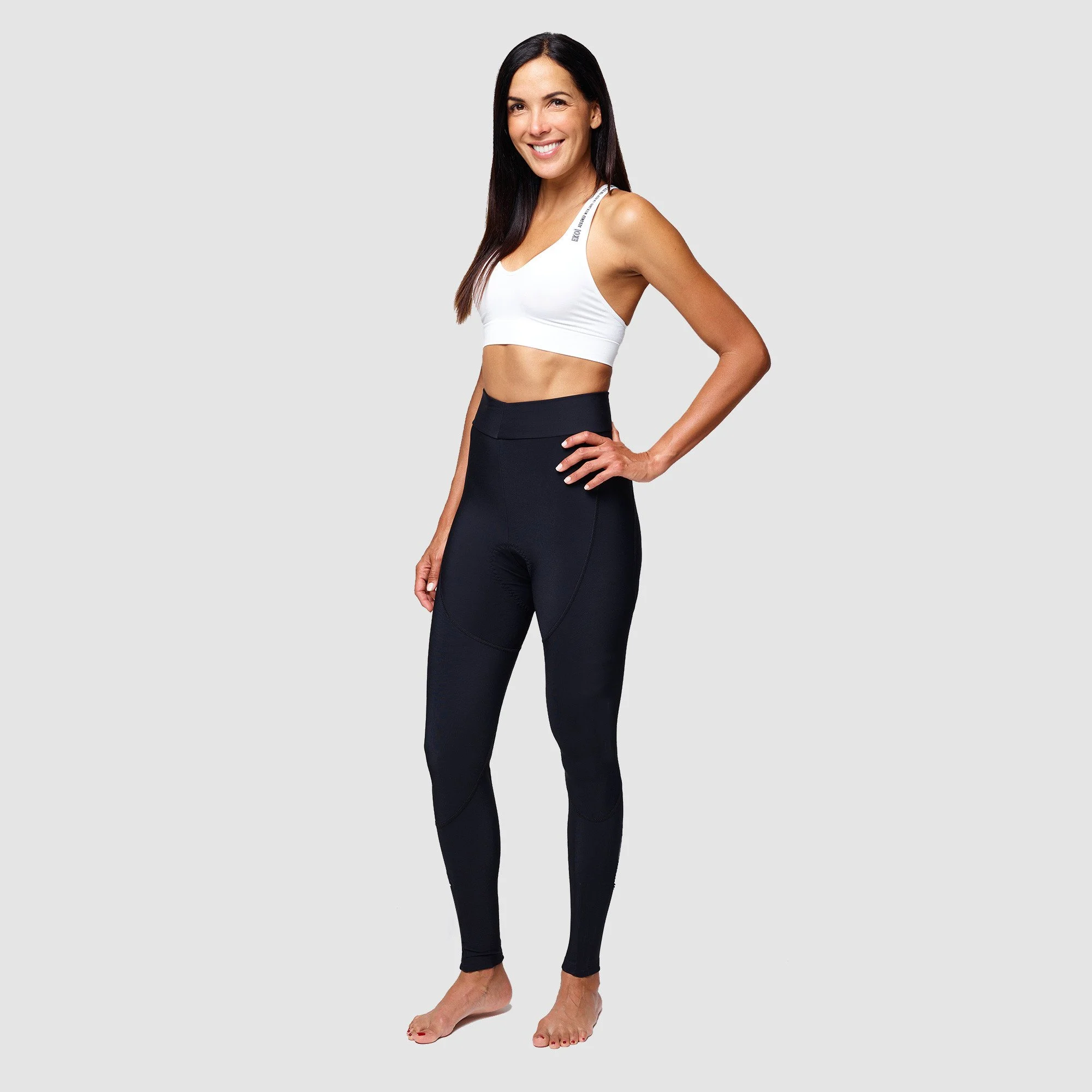 Ladies Bibtights EKOI Marble Black