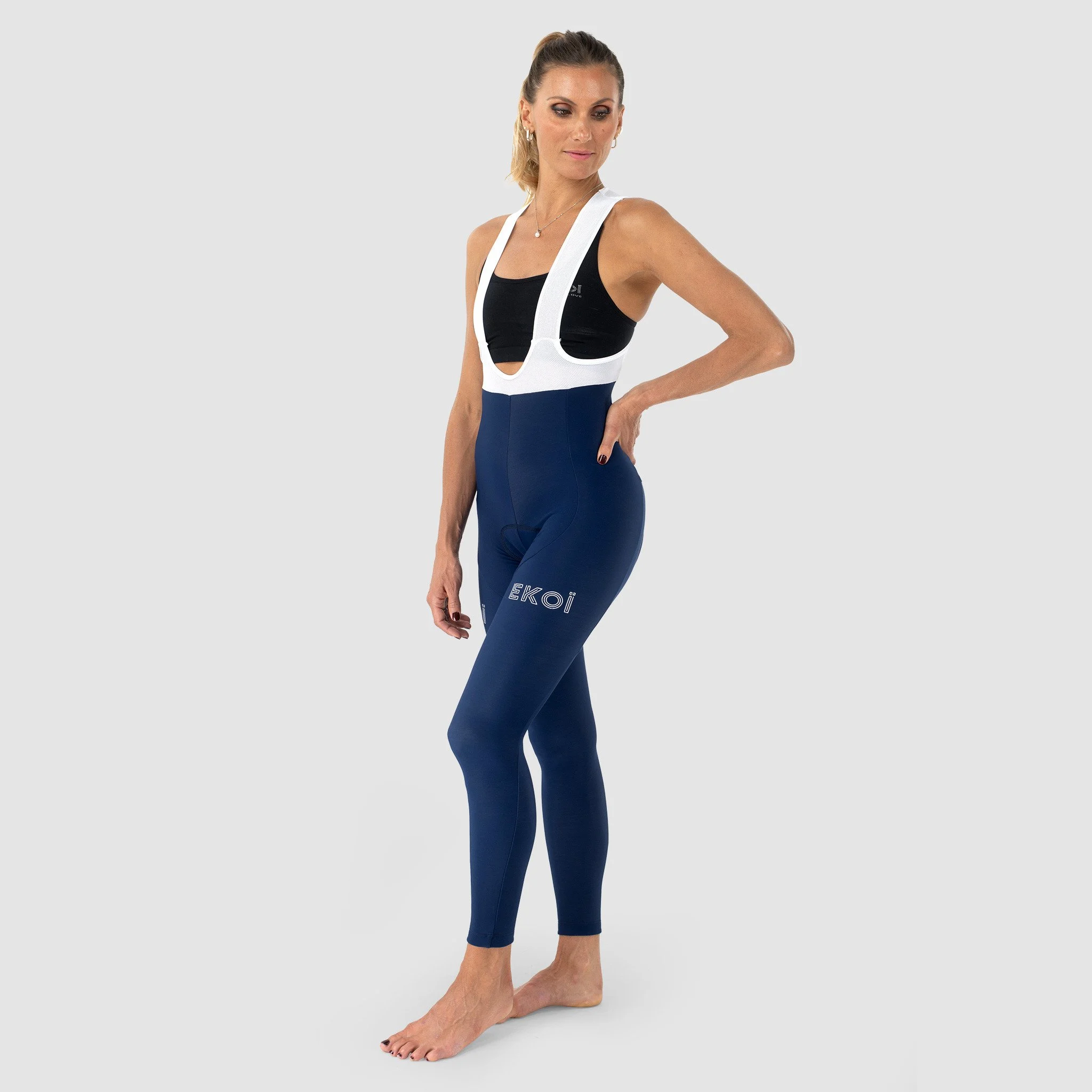 EKOI CORE Women's Marine Blue Bib Tights
