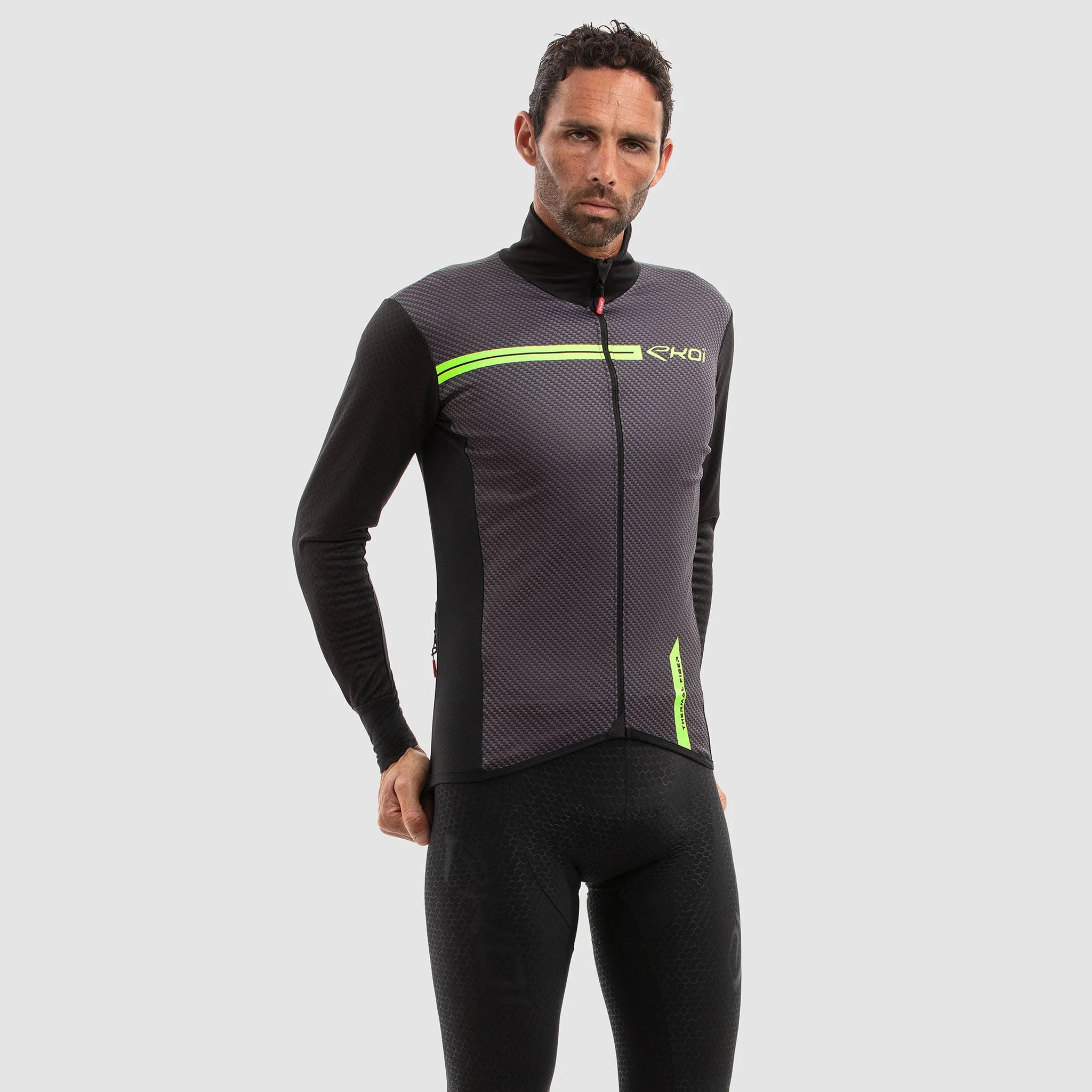 THERMAL JACKET EKOI CARBON NEON GREEN