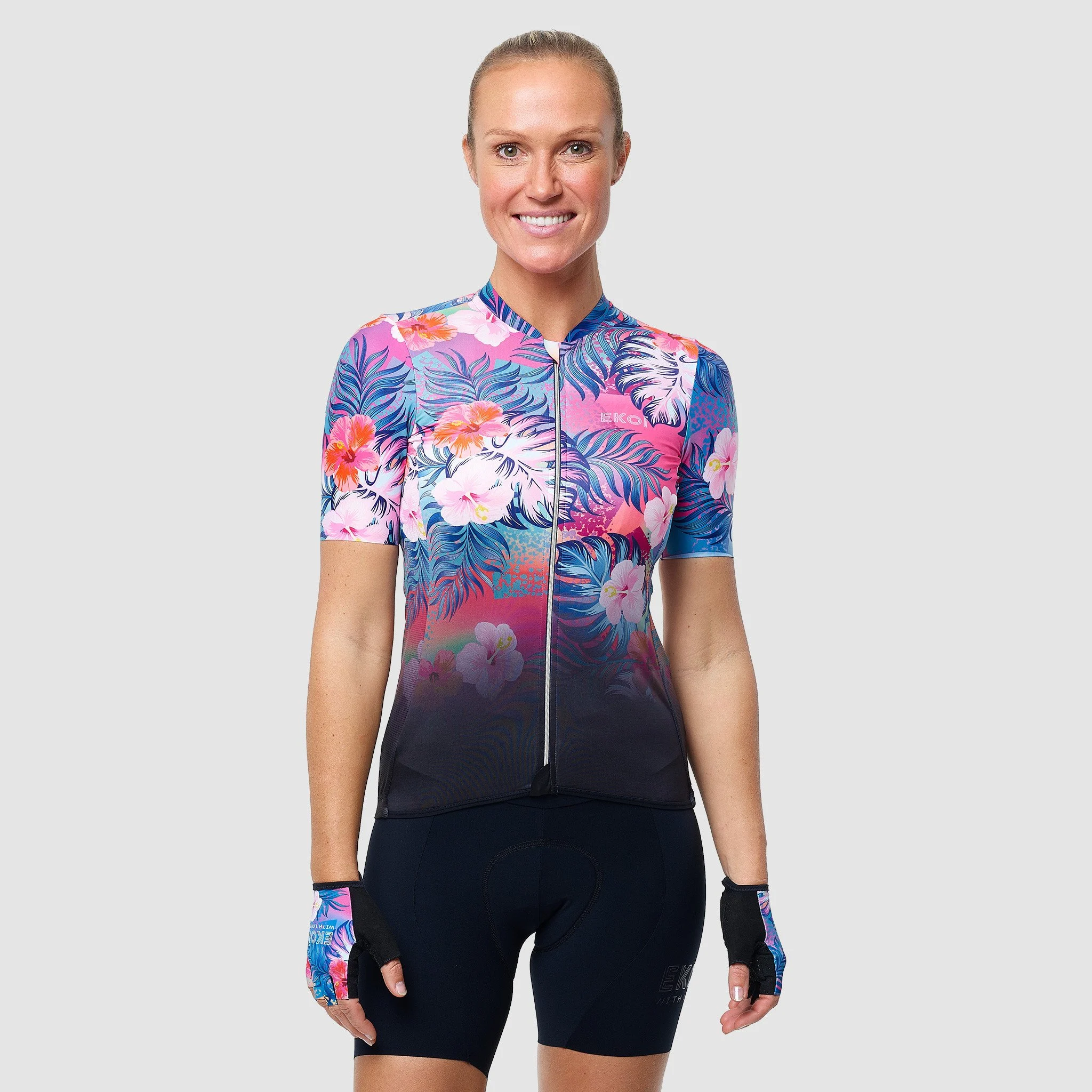 Women Jersey EKOI TROPICAL Pink