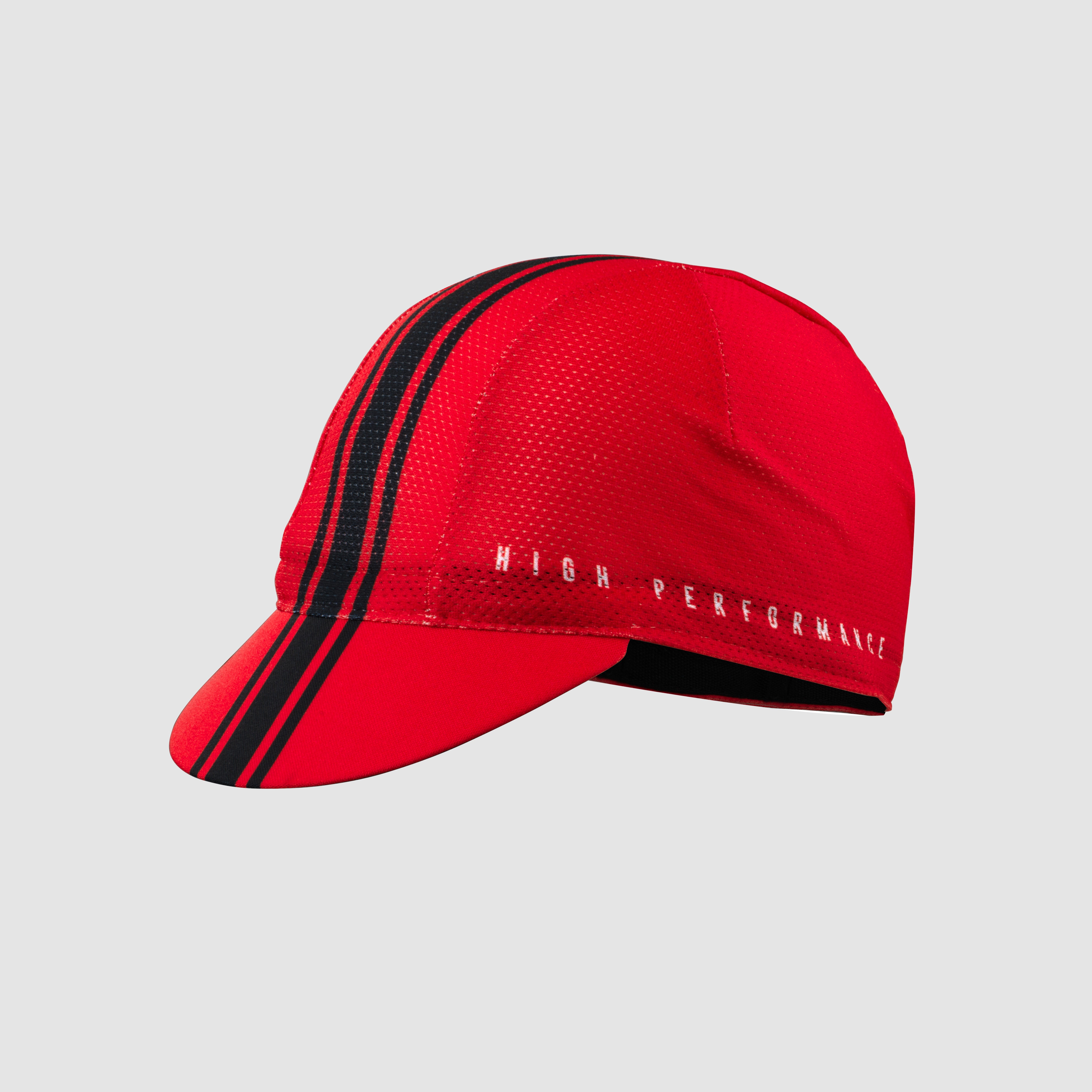 EKOI Perf LINEAR Cycling Cap Red